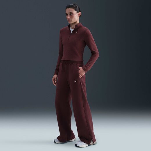 Matching Sets-Nike, Nike Sportswear Phoenix Plush, Women's High-Waisted Wide-Leg Cosy Fleece Trousers