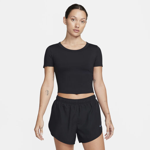 T-Shirts & Tops-Nike, Nike One Fitted, Women's Dri-FIT Short-Sleeve Cropped Top