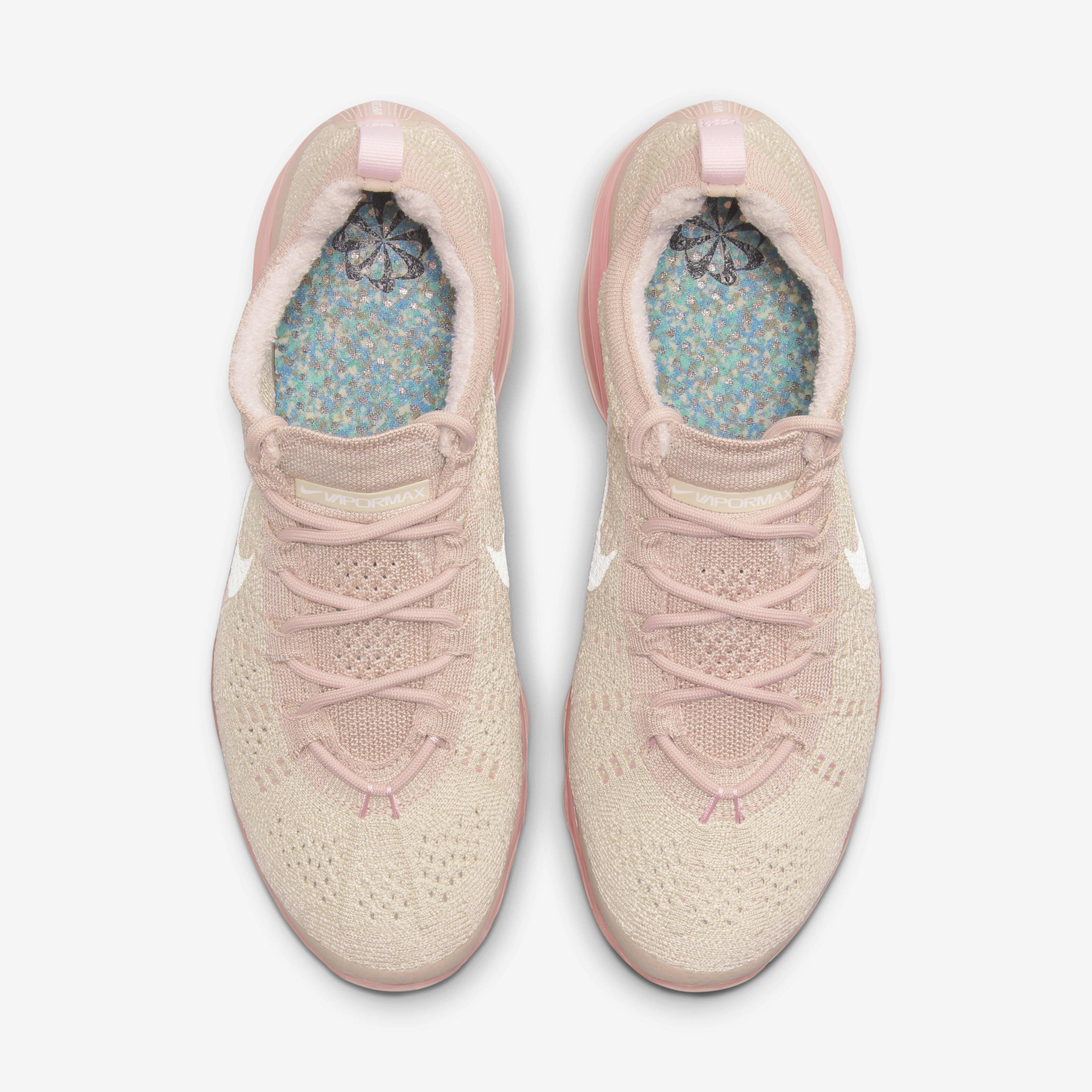 White & pink air vapormax flyknit 2 sneakers on sale