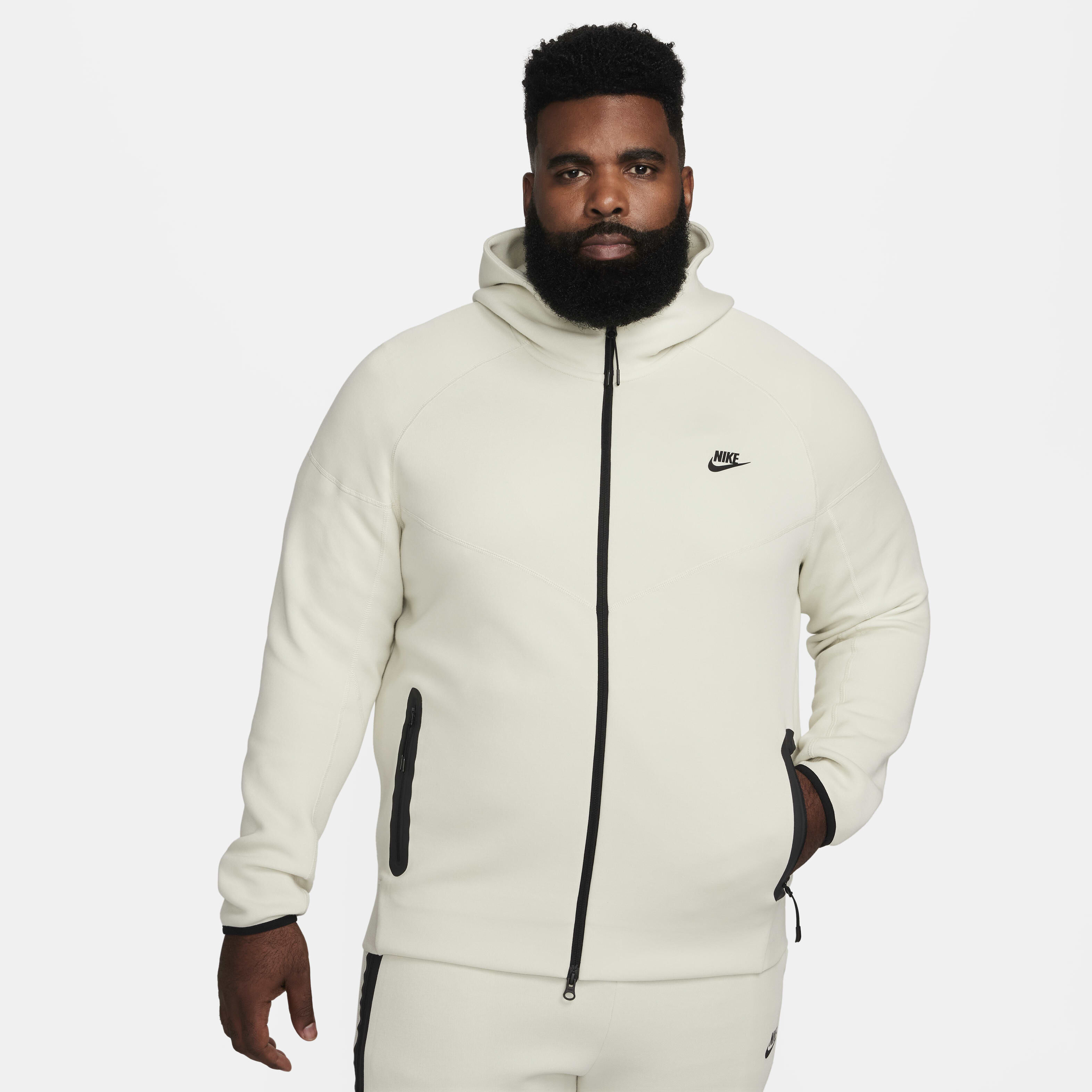Nike tech fleece jacket white discount
