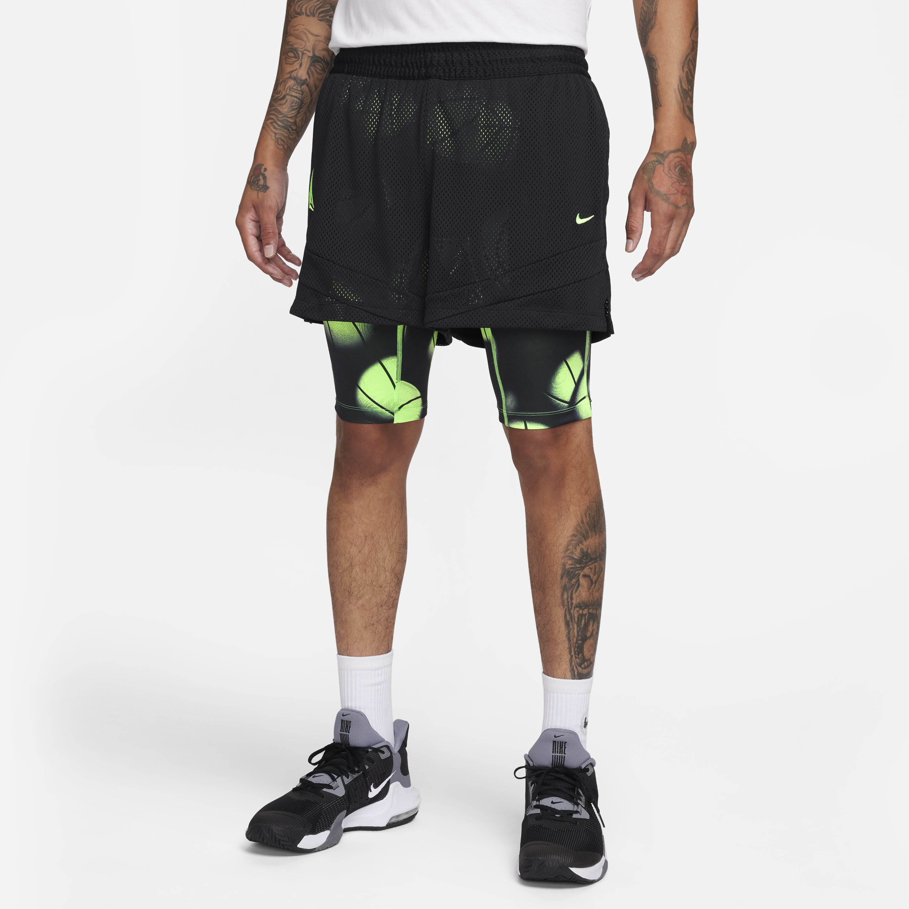 Buy JA Men s Dri FIT 2 in 1 10cm approx. Basketball Shorts Nike Kuwait Official
