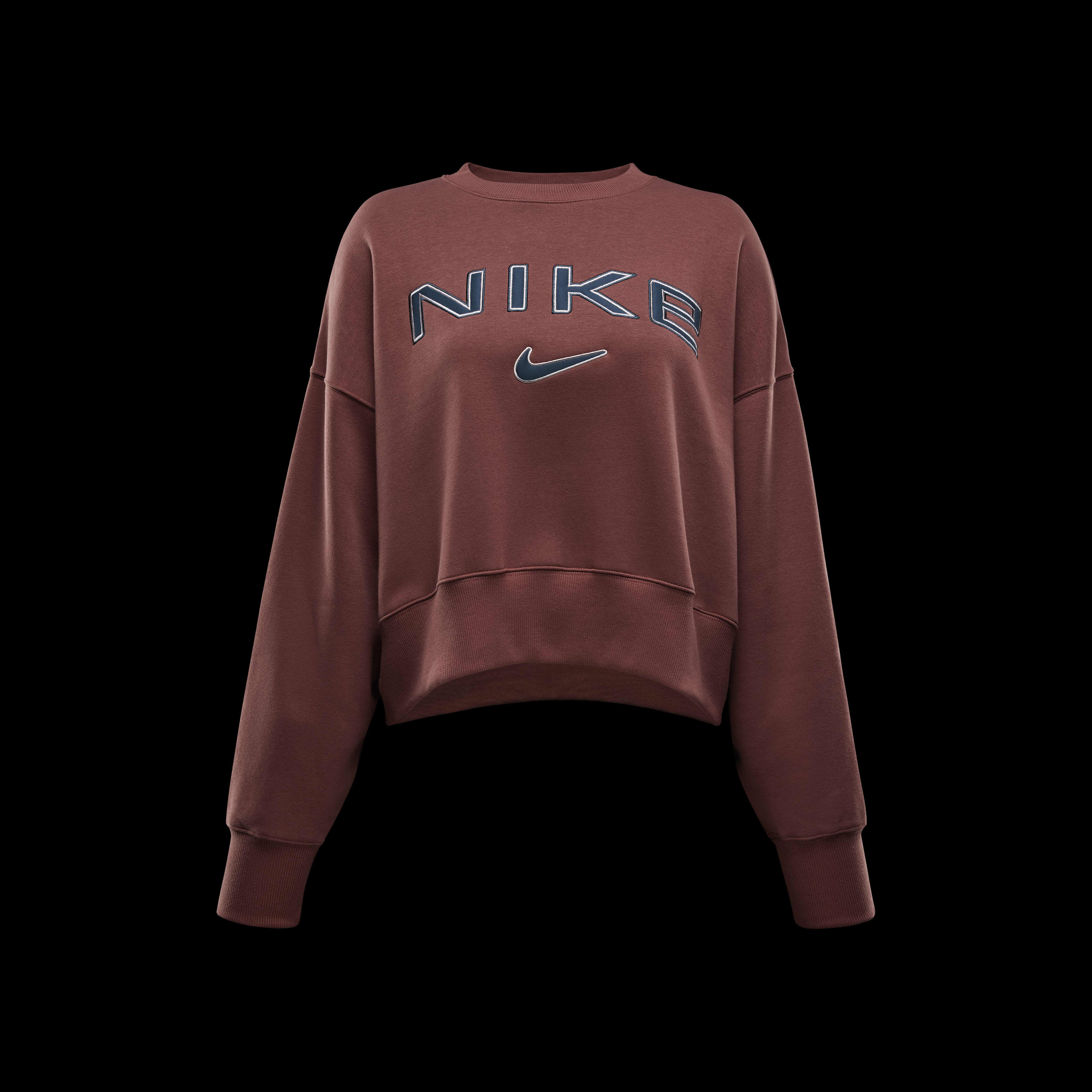 Buy Nike Sportswear Phoenix Fleece Women s Over Oversized Crew Neck Logo Sweatshirt Nike Kuwait Official