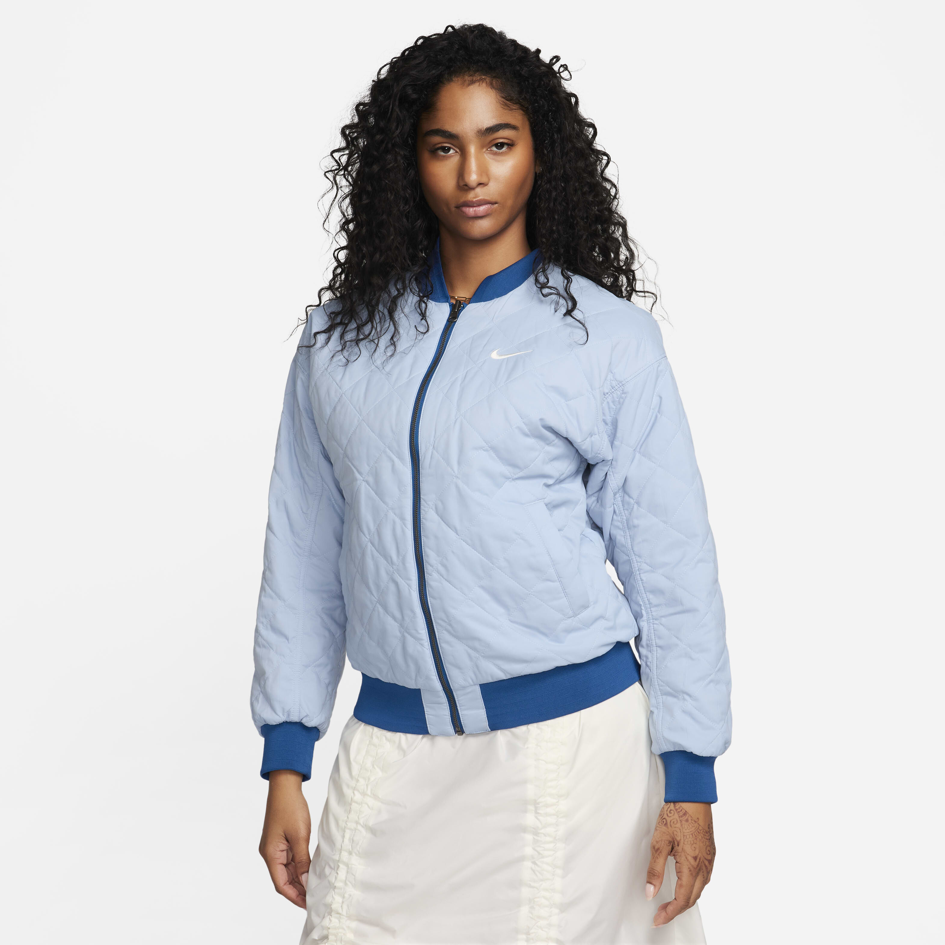 Buy Nike Sportswear Women s Reversible Varsity Bomber Jacket Nike Kuwait Official