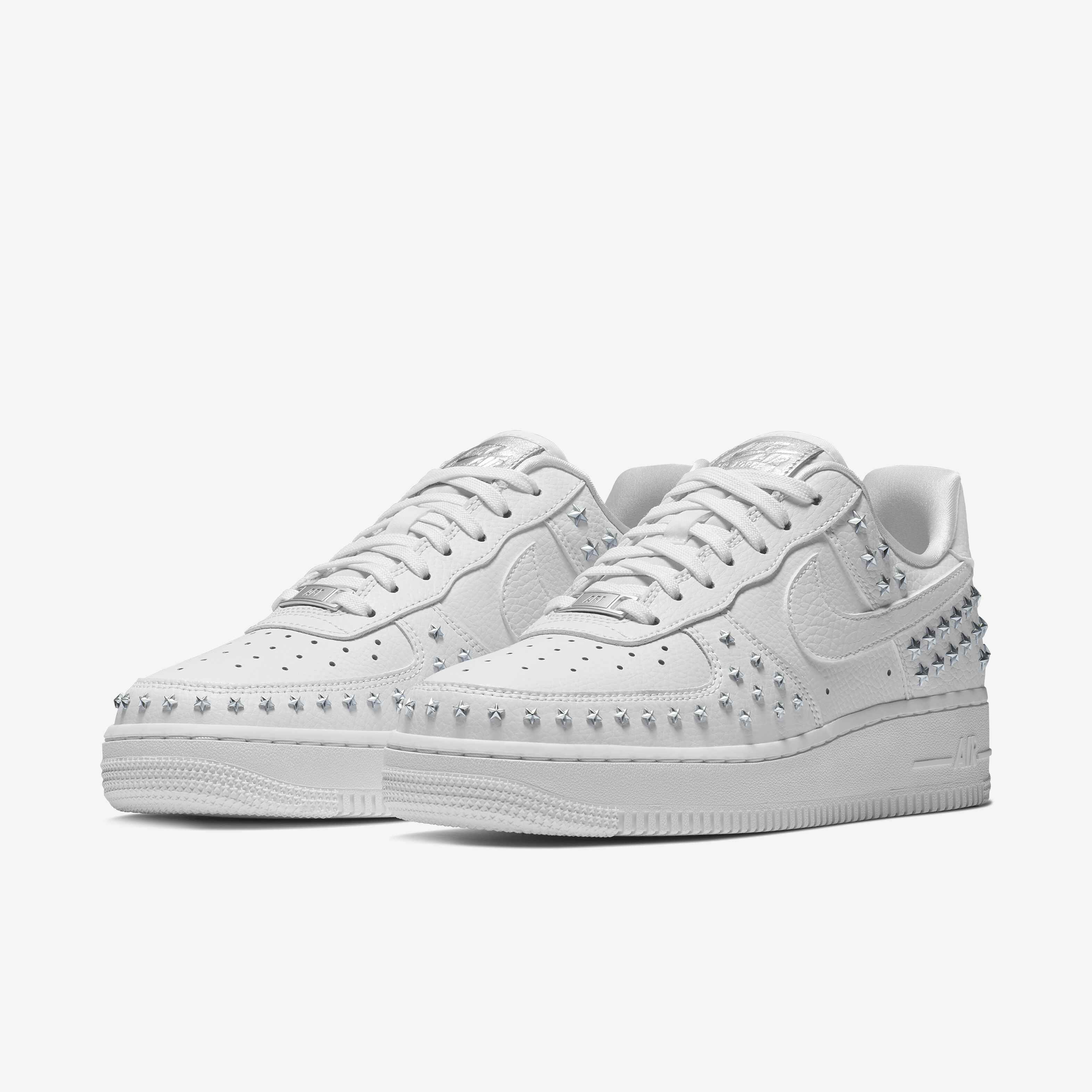 Buy Nike Air Force 1 07 XX Studded Women s Shoe White White White Nike Kuwait Official