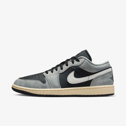 Air Jordan 1-JRDN, Air Jordan 1 Low 'Light Smoke Grey', Men's Shoes
