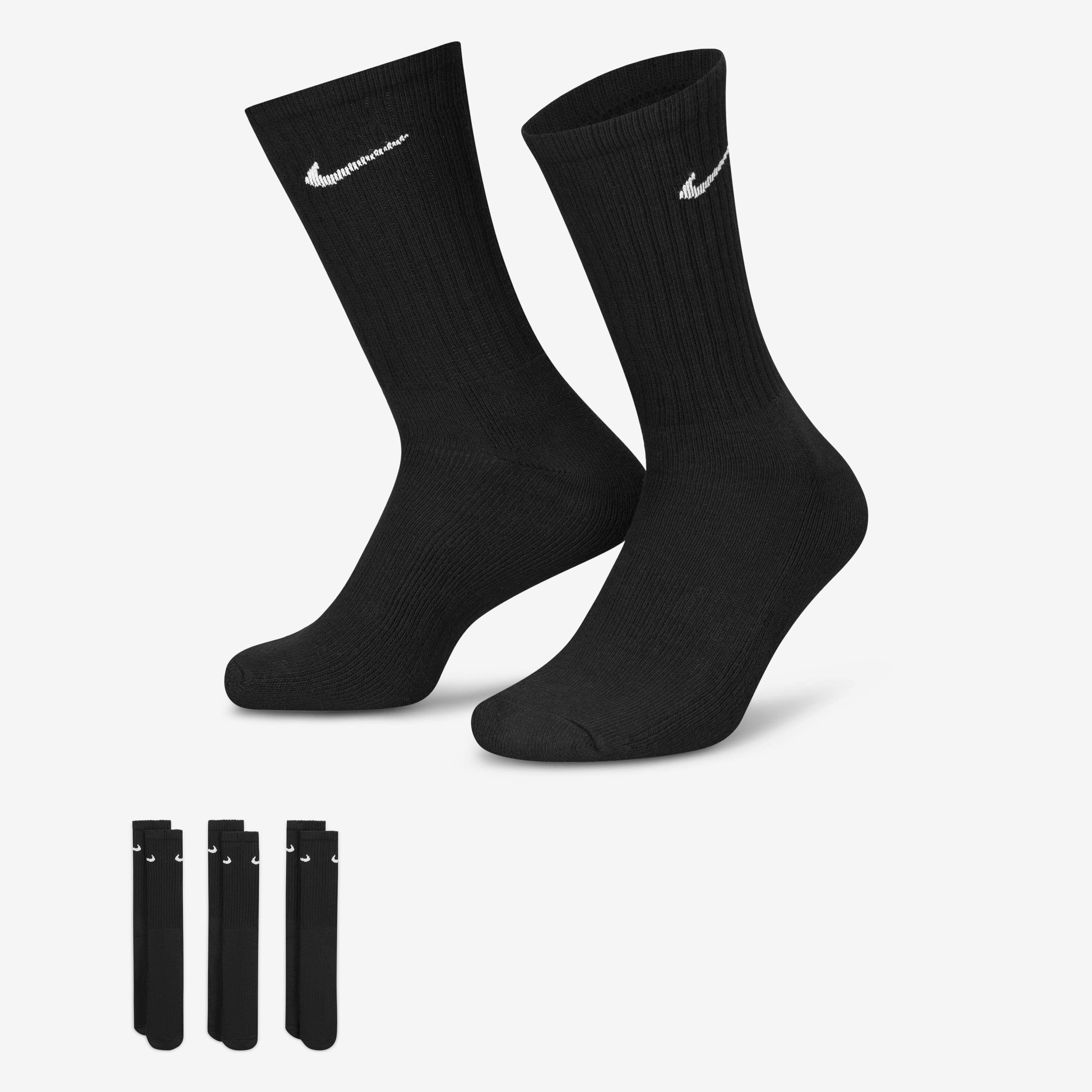 Buy Nike Cushioned Training Crew Socks 3 Pairs Nike Kuwait Official