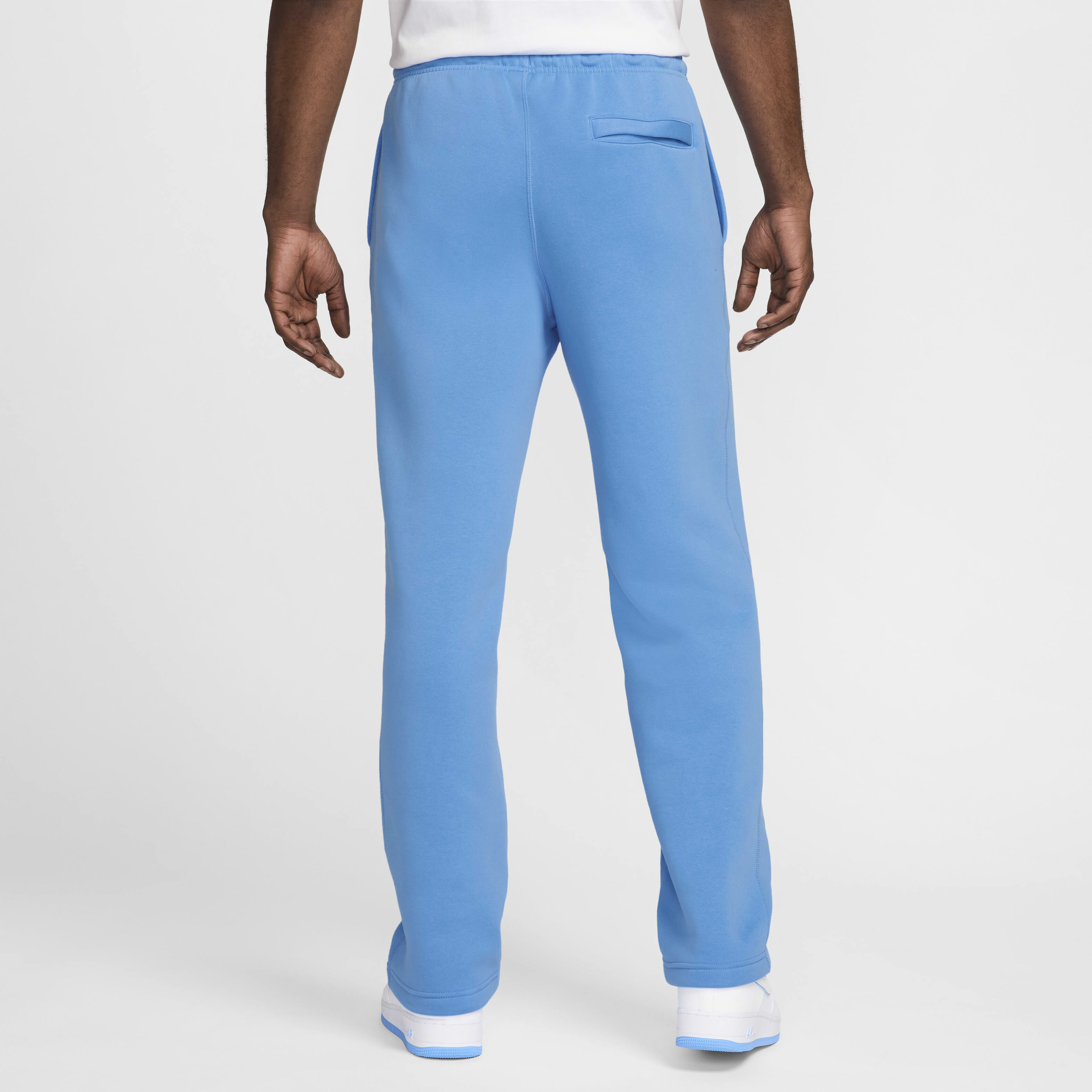 Buy Nike Club Fleece Men s Open Hem Fleece Trousers Nike Kuwait Official