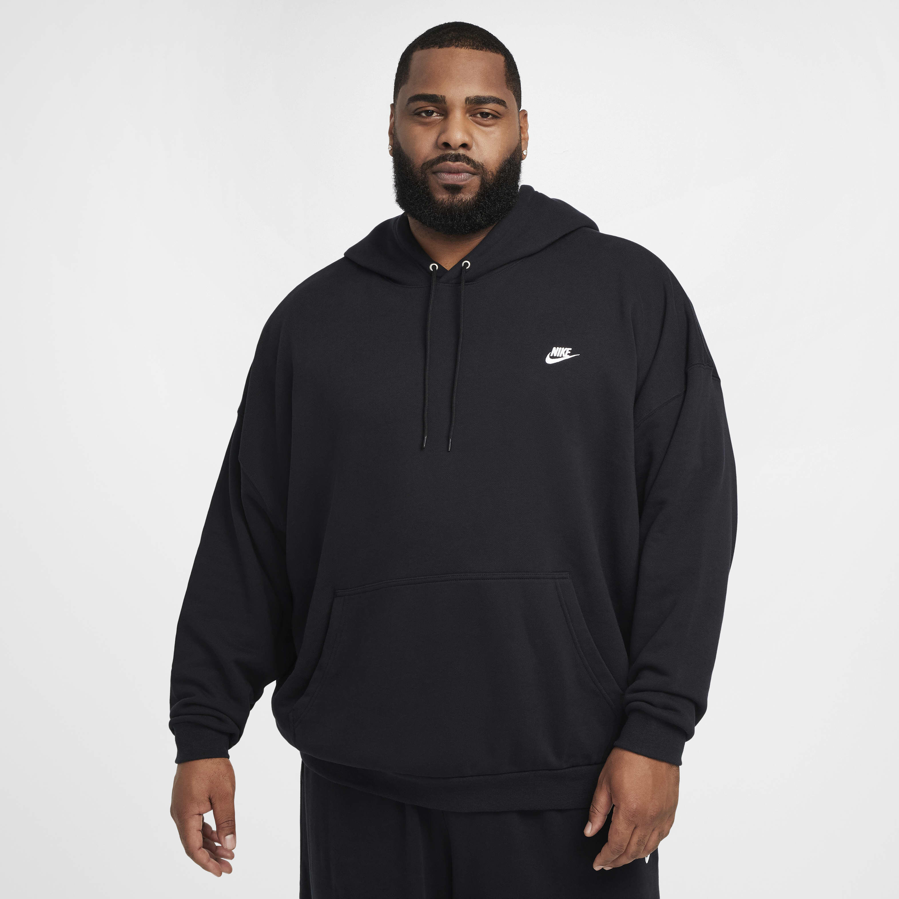 Nike oversized black hoodie deals