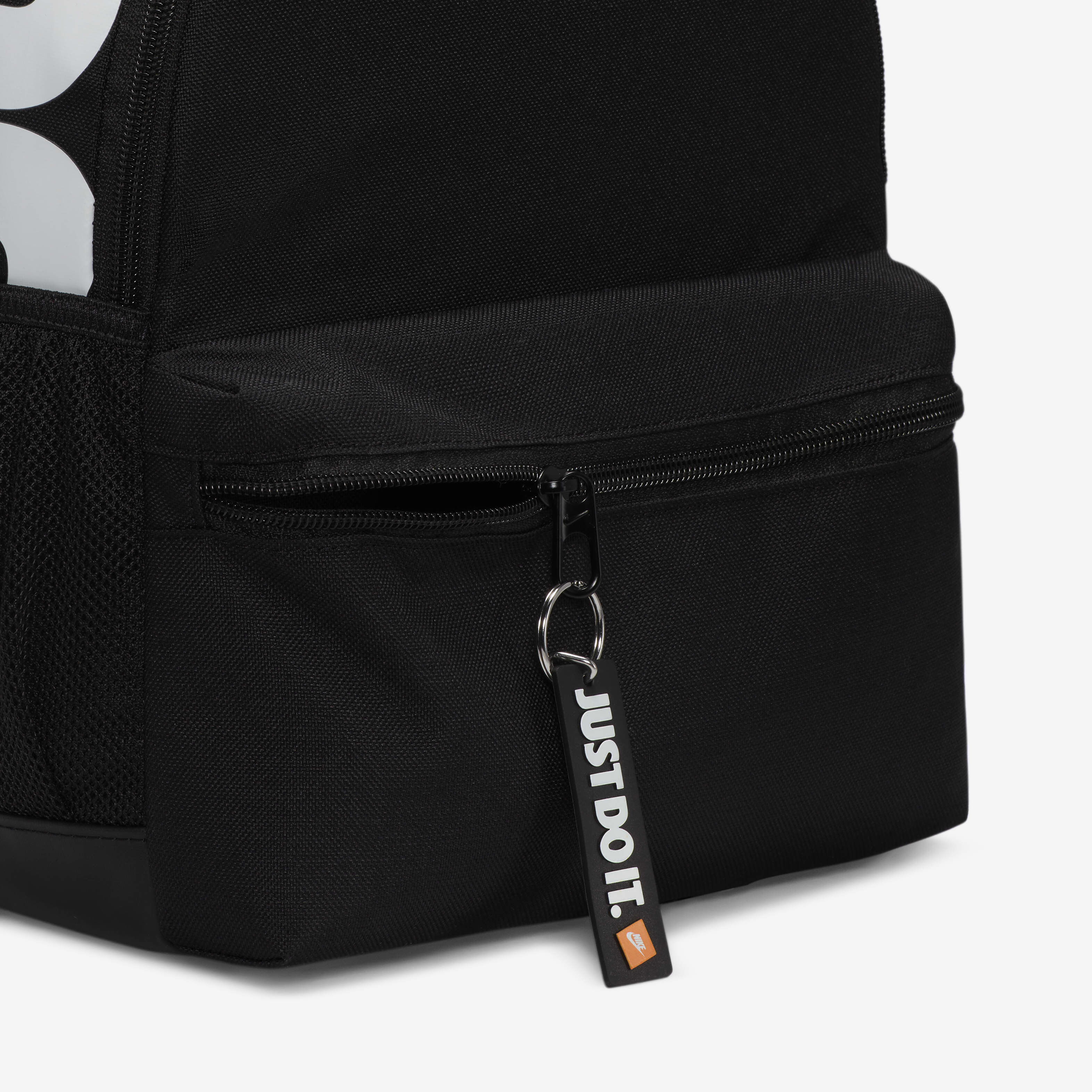 Nike black just do it logo mini backpack top