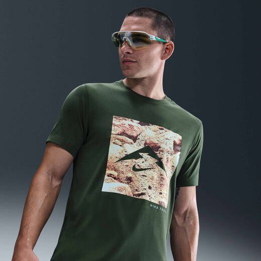 Men's Graphic T Shirts-Nike, Nike, Men's Dri-FIT Trail-Running T-Shirt