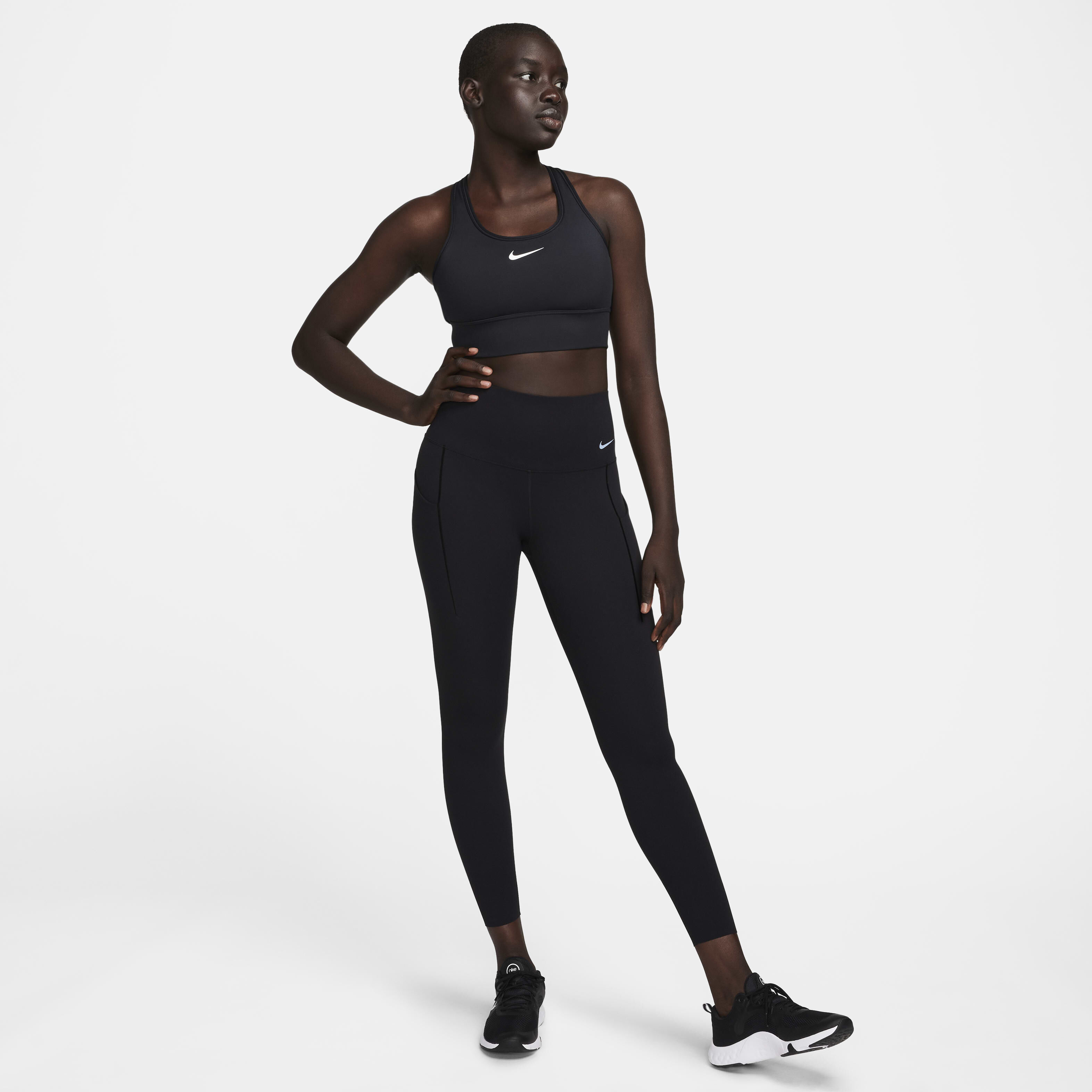 Buy Nike Swoosh Medium Support Women s Padded Longline Sports Bra Nike Kuwait Official
