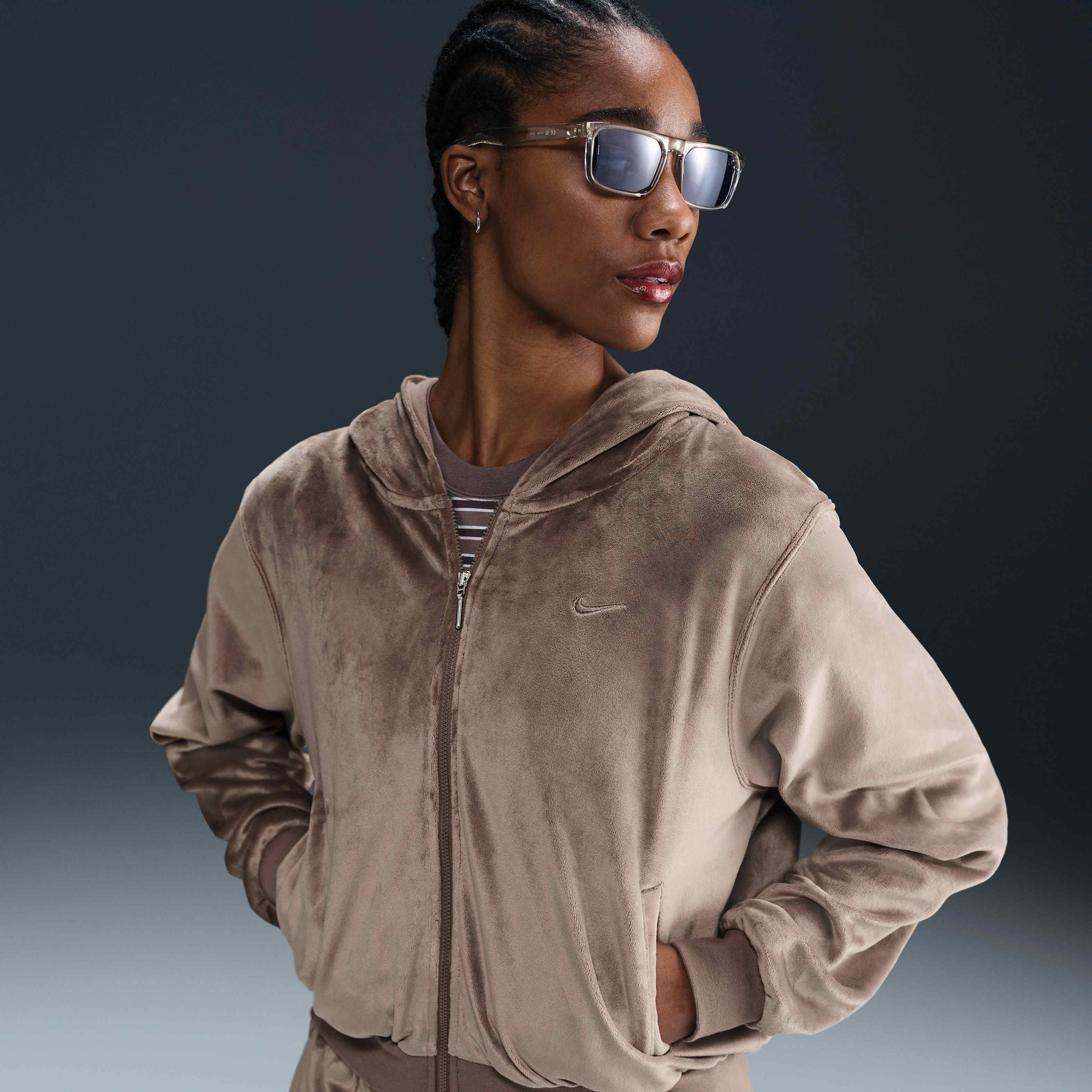 Buy Nike Sportswear Chill Knit Women's Loose Velour Full-Zip