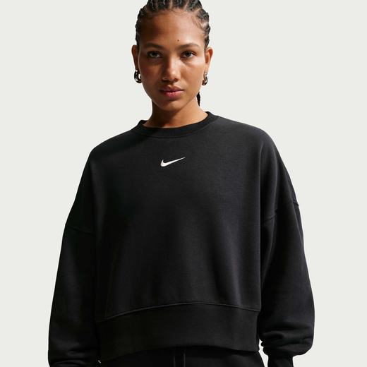 Hoodies & Sweatshirts-Nike, Nike Sportswear Phoenix Fleece, Women's Over-Oversized Crew-Neck Sweatshirt