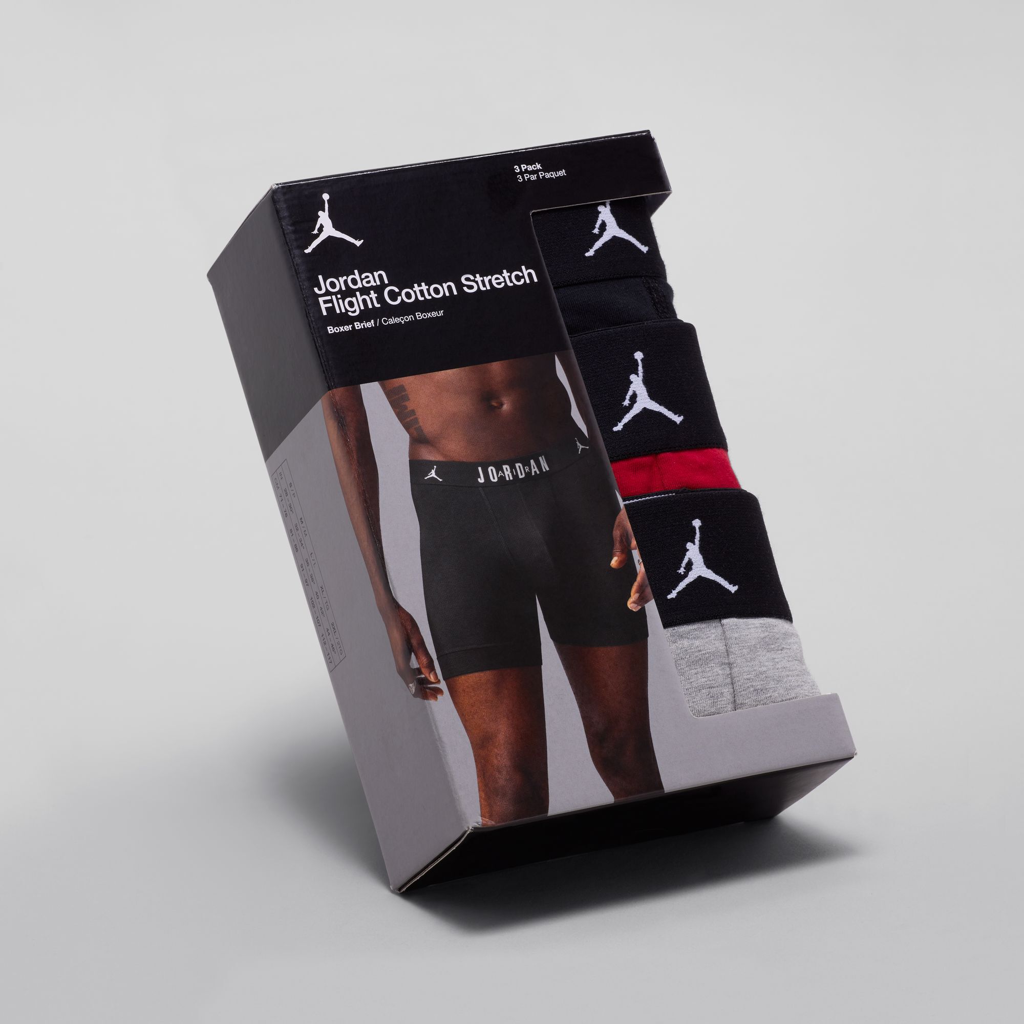 Buy Jordan Flight Cotton Men's Boxer Briefs (3-Pack) - Gym