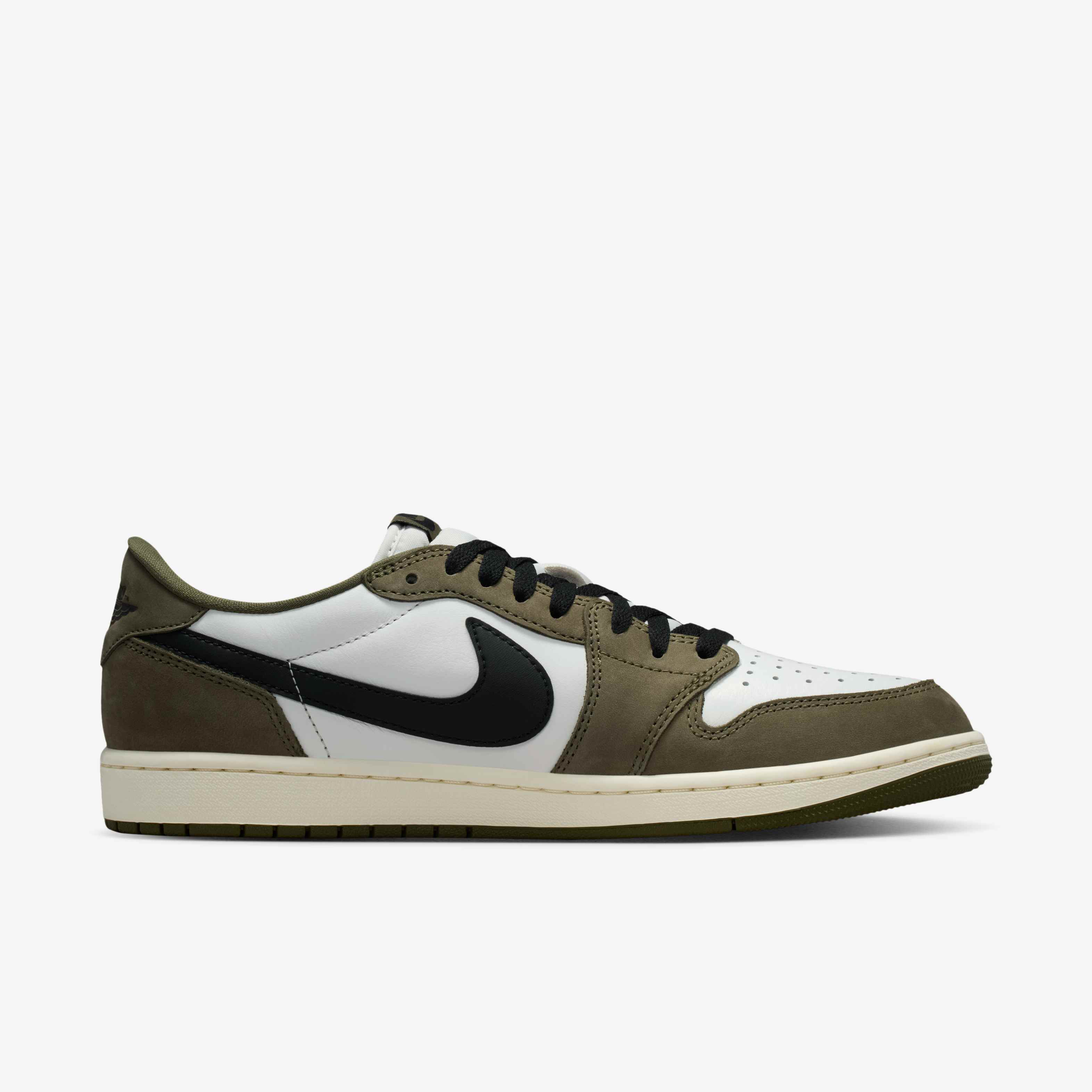 Air Jordan 1 Retro Low 'Medium Olive and Summit White' image number 2