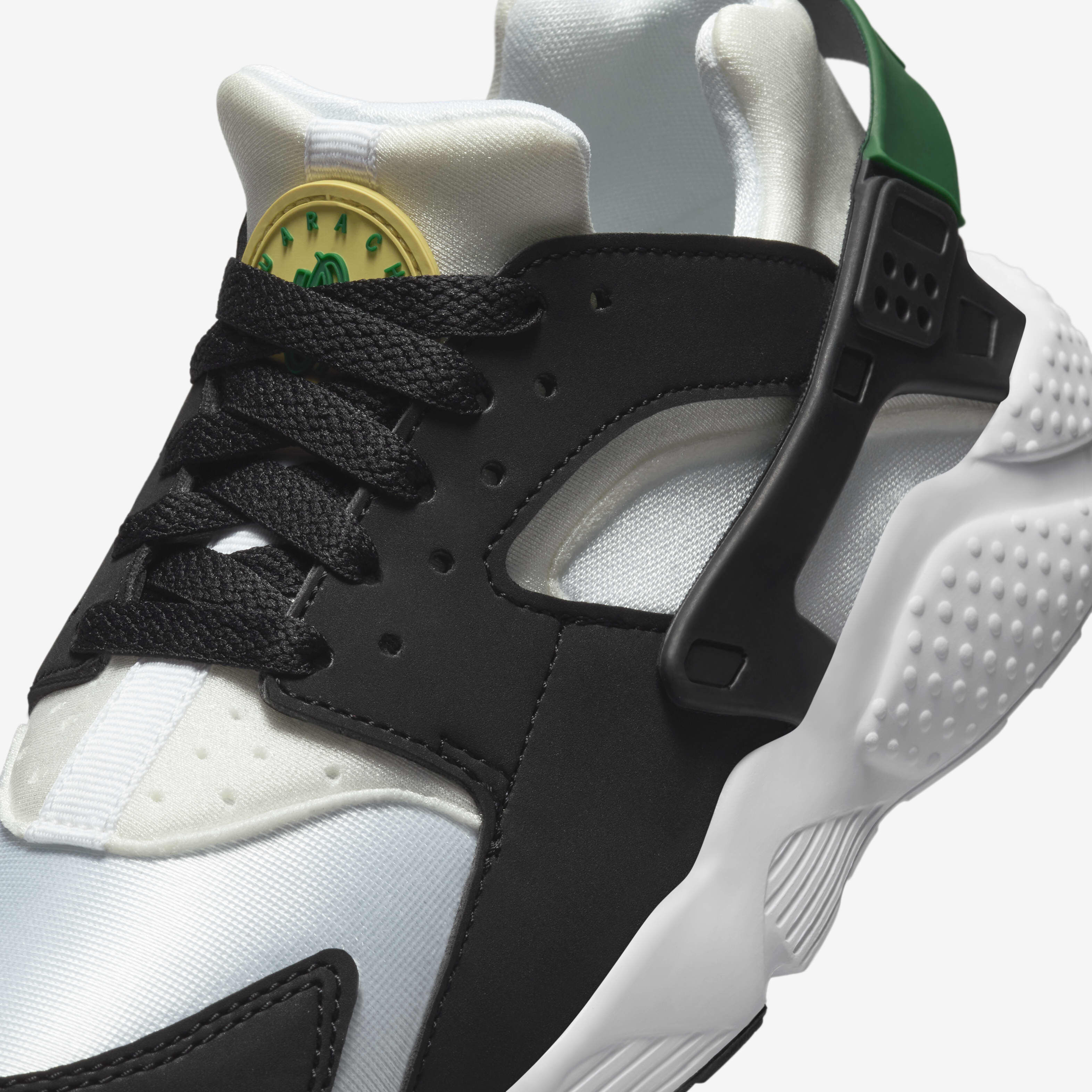Nike huarache kids black and white store