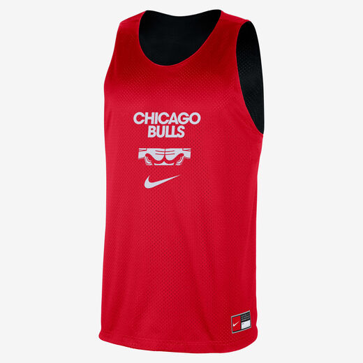 Mens-Nike, Chicago Bulls Courtside, Men's Nike NBA Mesh Training Jersey