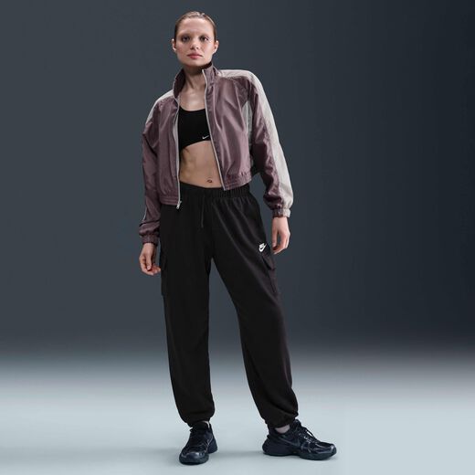 Trousers & Tights-Nike, Nike Sportswear Club Fleece, Women's Mid-Rise Oversized Cargo Tracksuit Bottoms