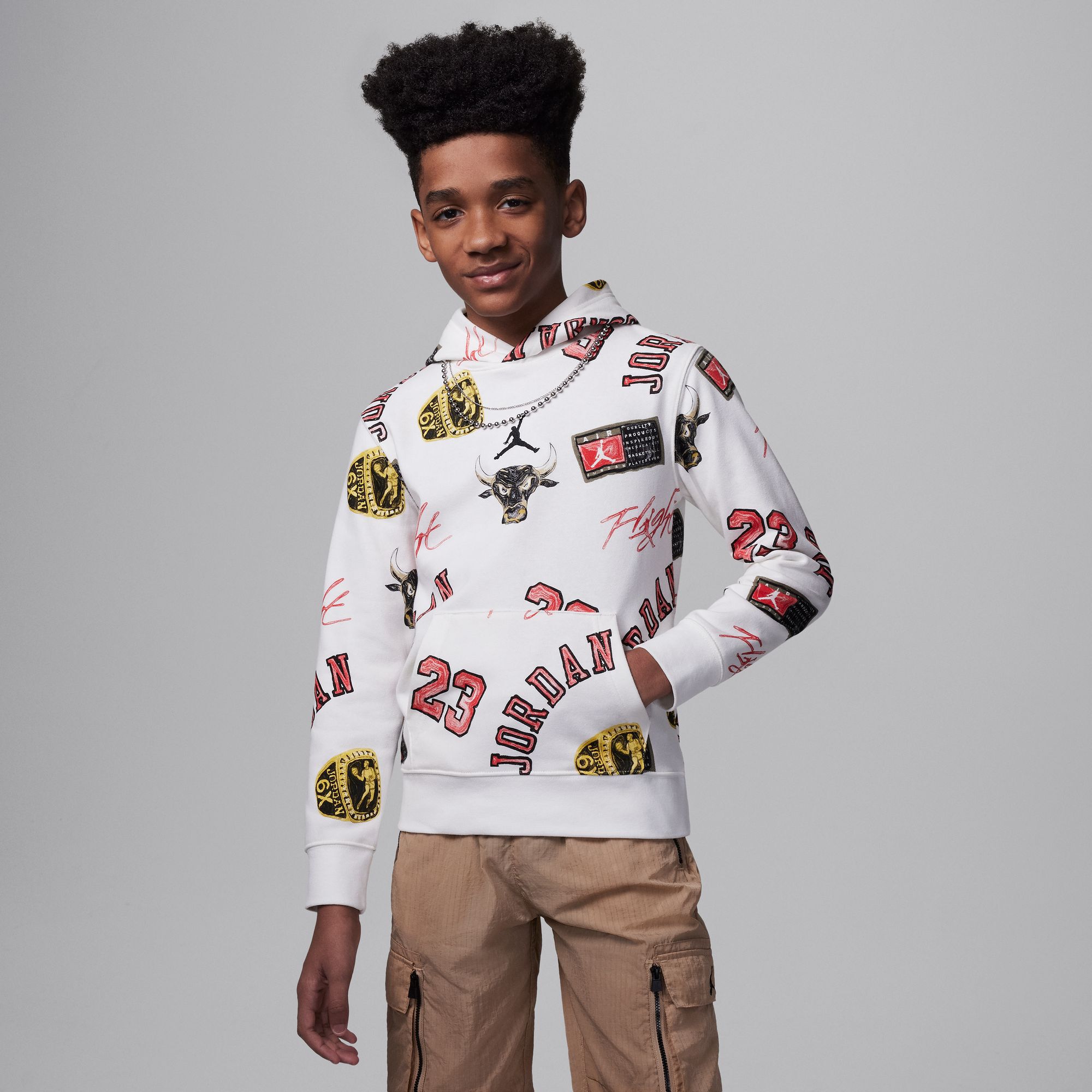 Lサイズ NIKE JORDAN ESSENTIALS POLY PADDED Buy Jordan MJ Essentials Big Kids' Printed Pullover Hoodie