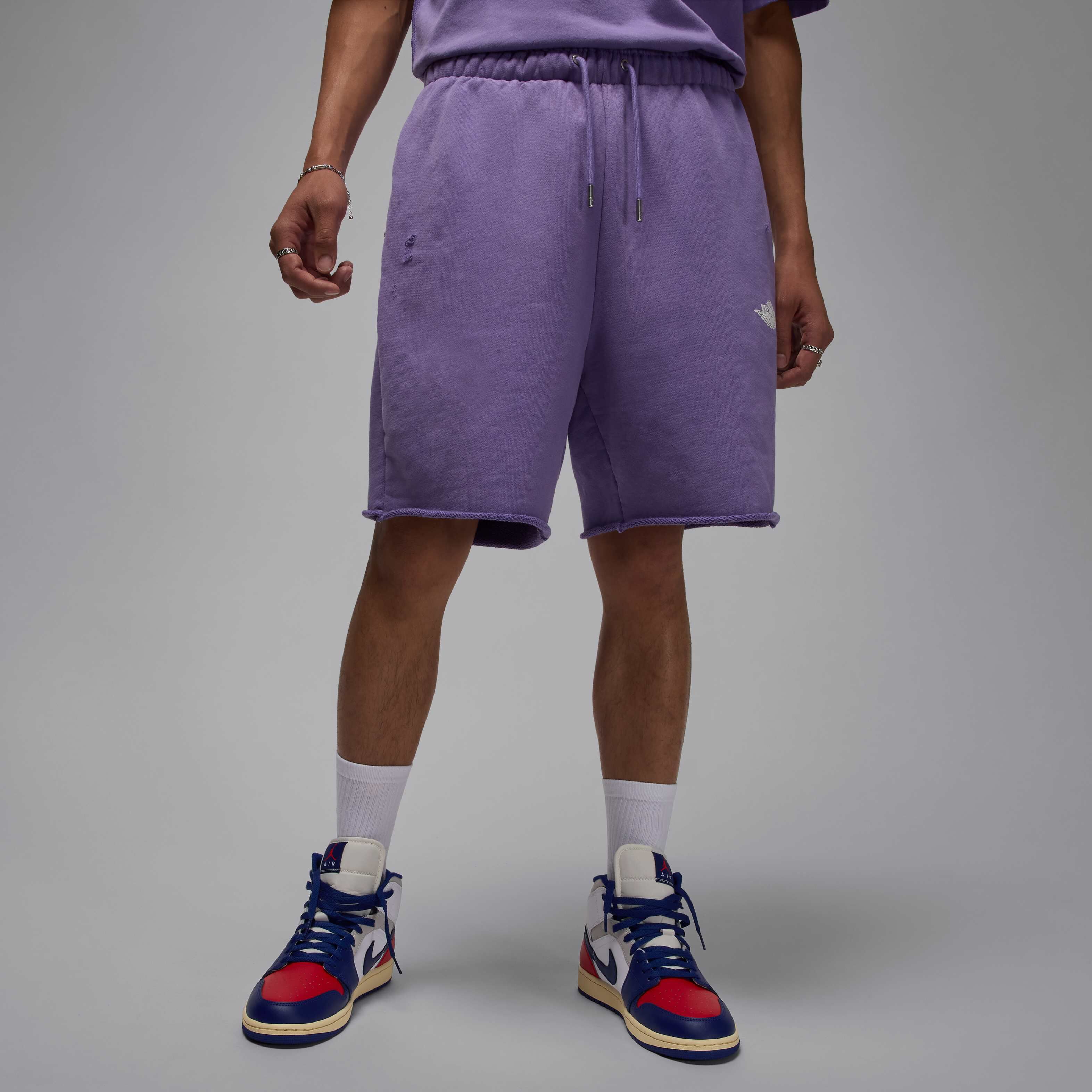 早い者勝ち NIKE AIR JORDAN FRENCH TERRY SHORTS カラー◎ Buy Air Jordan Rare Air Men's French Terry Shorts - Purple