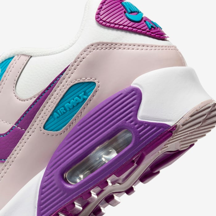 Buy Nike Air Max 90 LTR Older Kids' Shoes Summit White/Platinum