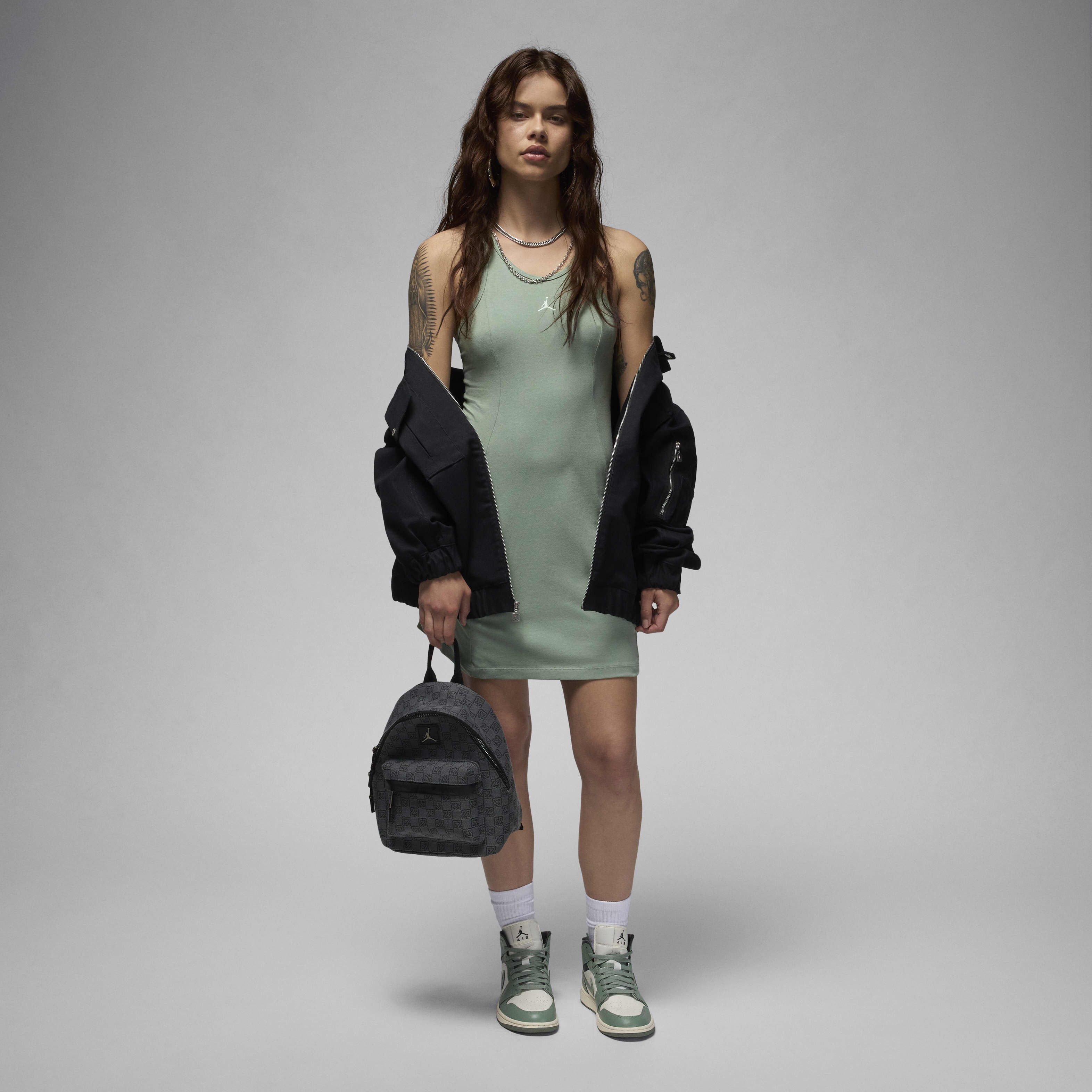 Buy Jordan Women's Slim Knit Dress - Jade Smoke/Barely Green