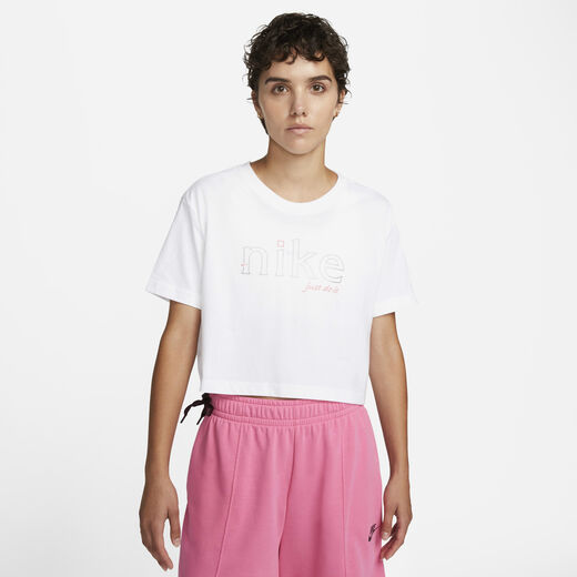 T-Shirts & Tops-Nike, Nike Sportswear, Women's Cropped T-Shirt