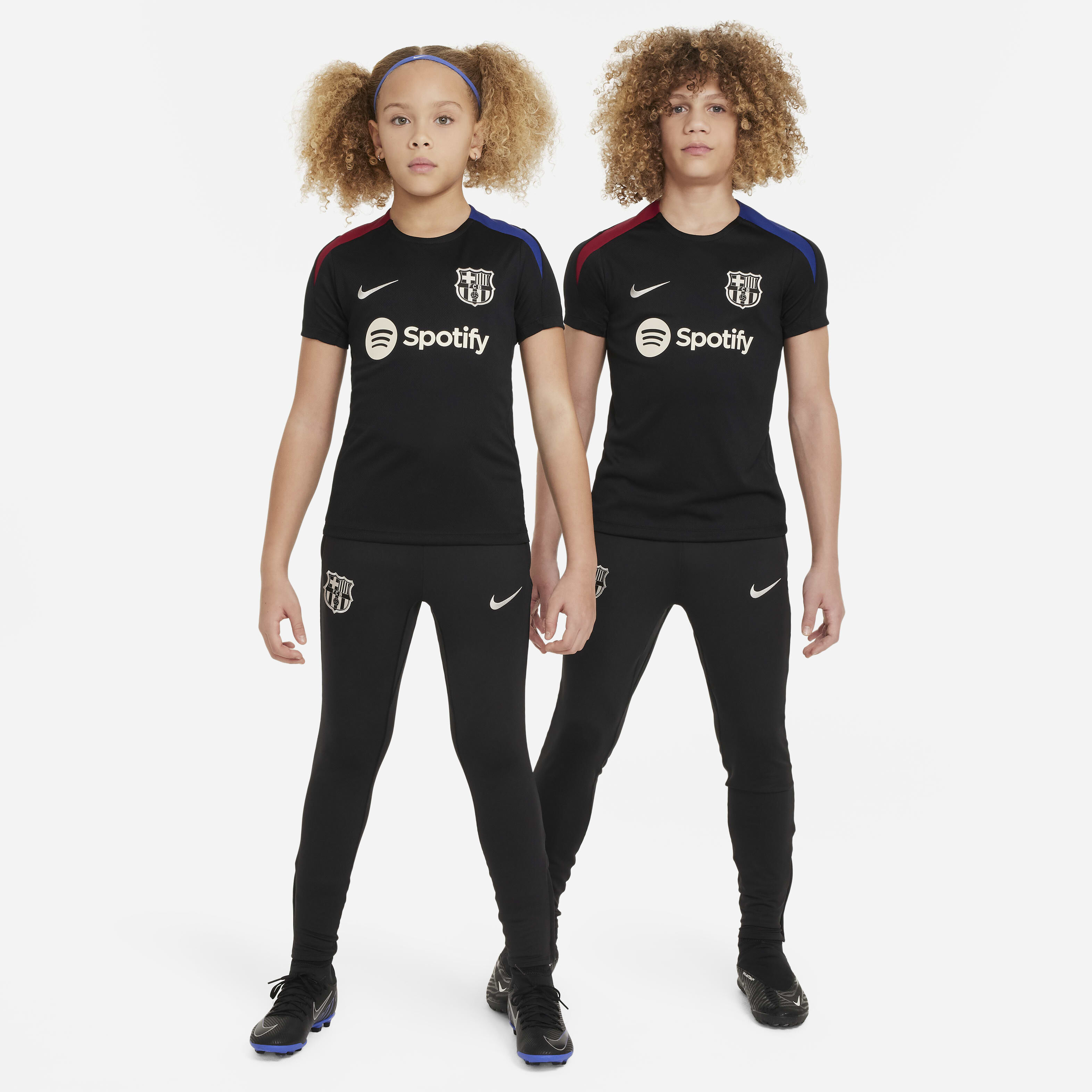 Buy F.C. Barcelona Strike Older Kids Nike Dri FIT Football Short Sleeve Knit Top Nike Kuwait Official