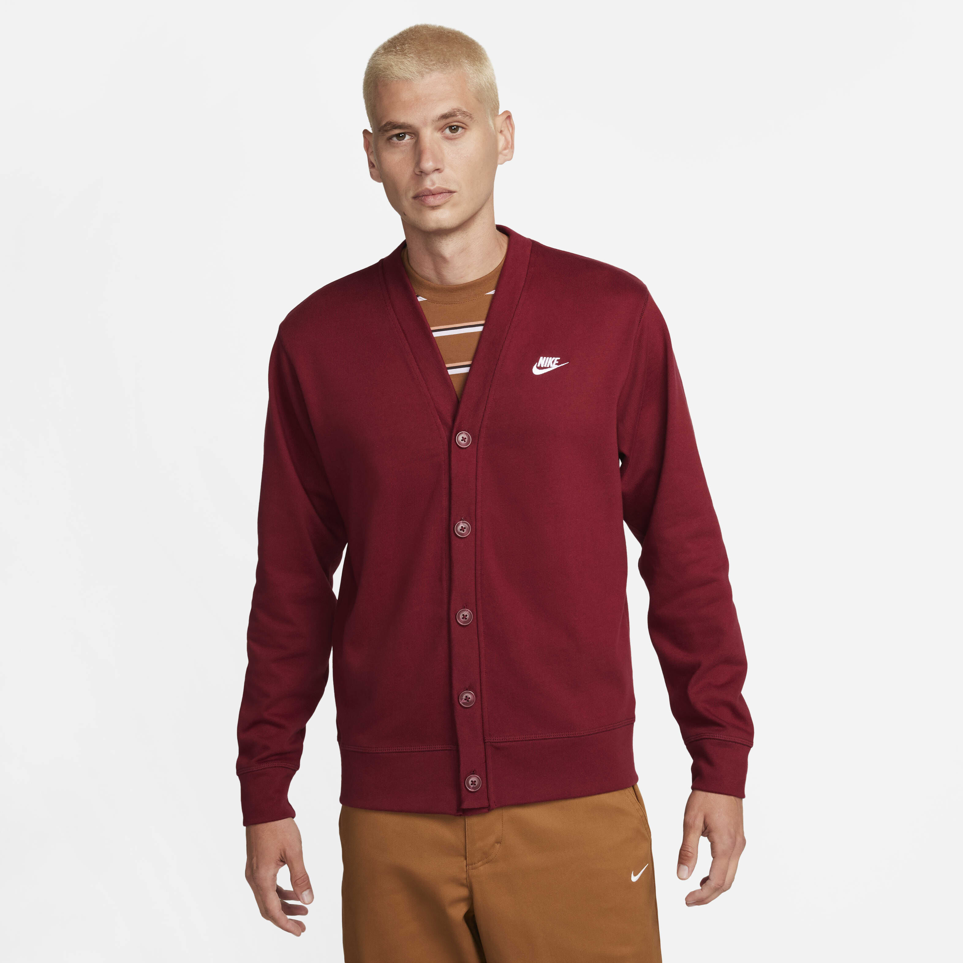Buy Nike Club Men s Knit Fairway Cardigan Nike Kuwait Official