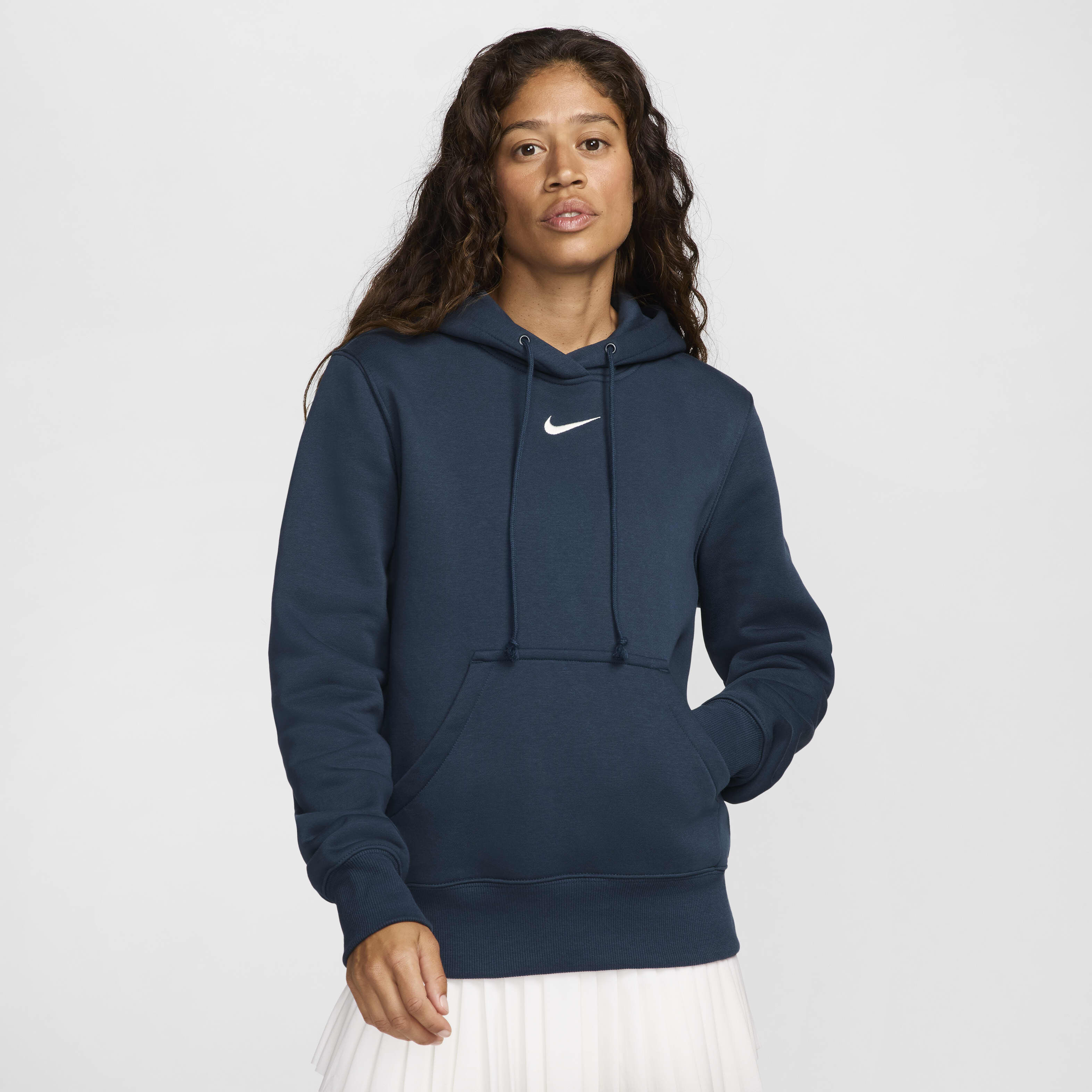 Navy blue nike hoodie womens cheap