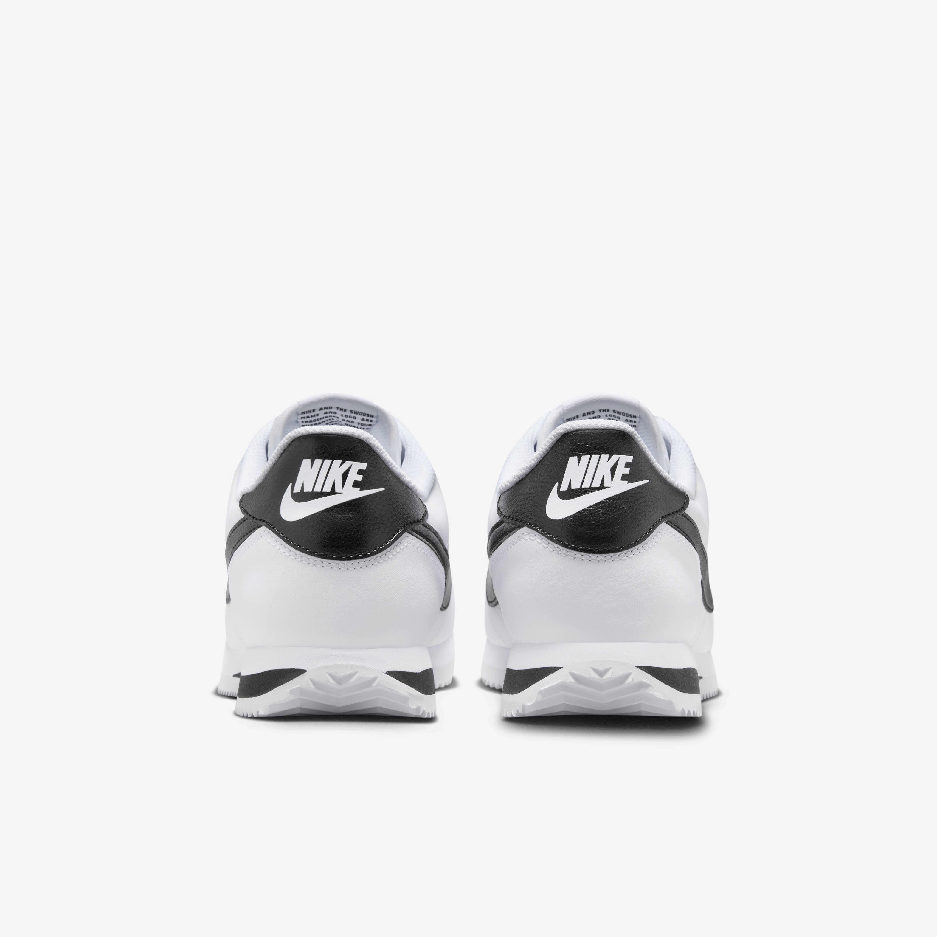 Nike cortez all white leather mens best sale