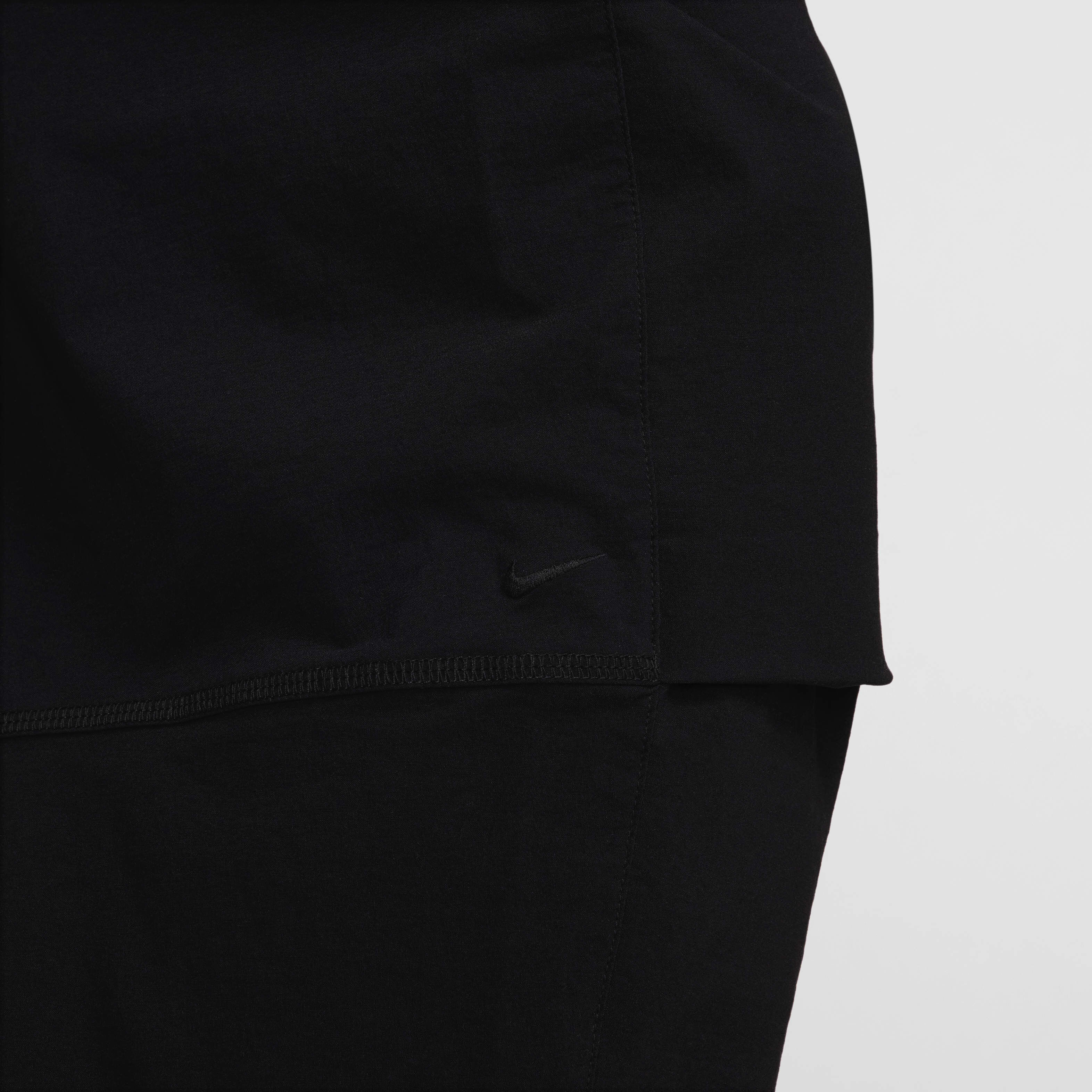 Buy Nike Tech Men s Woven Oversized Trousers Black Black Black Nike Kuwait Official