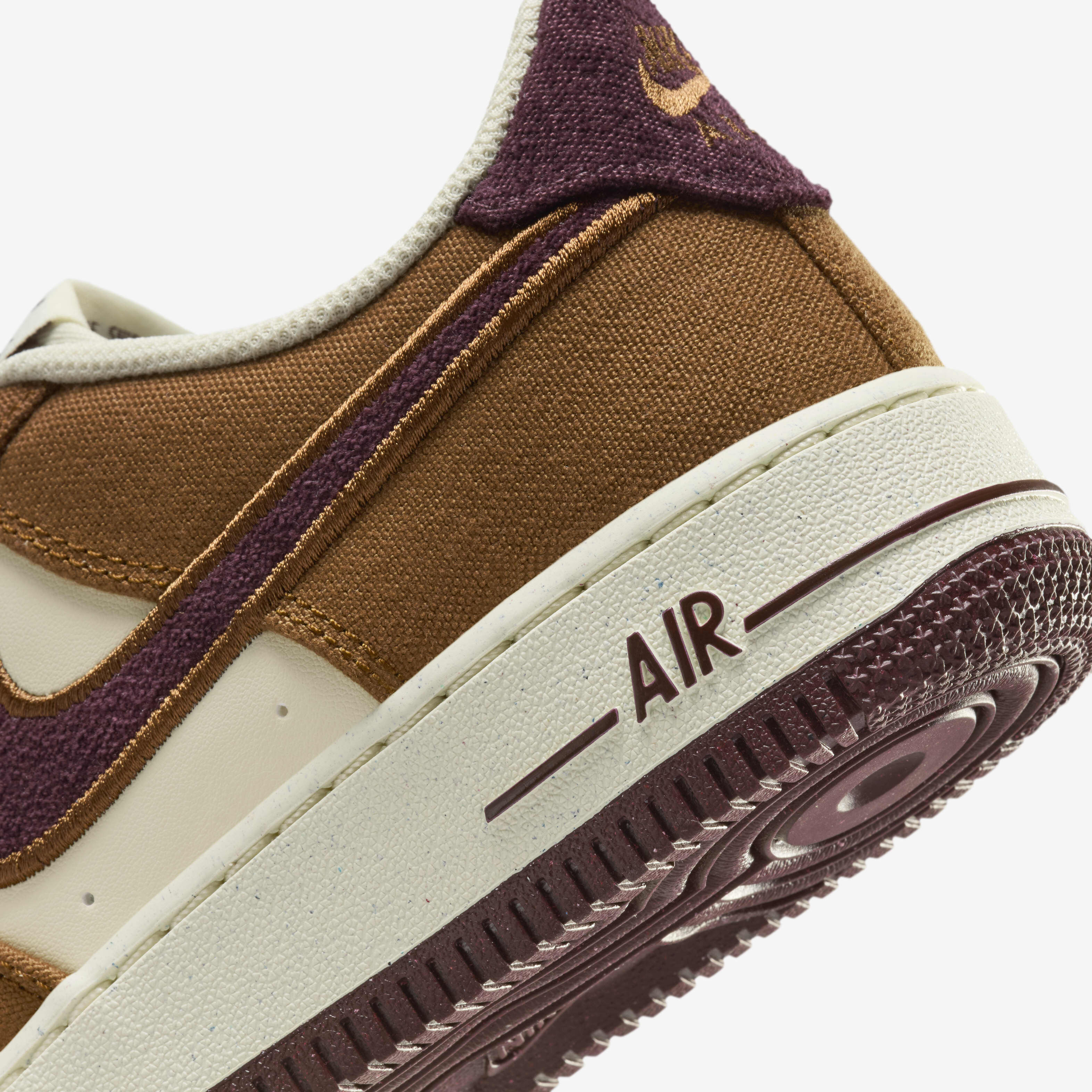 Khaki air force 1 lv8 utility trainers clearance