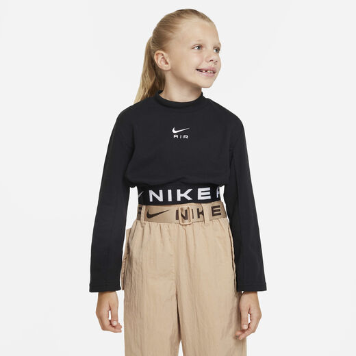 T-Shirts & Tops-Nike, Nike Air, Older Kids' (Girls') Long-Sleeve Top