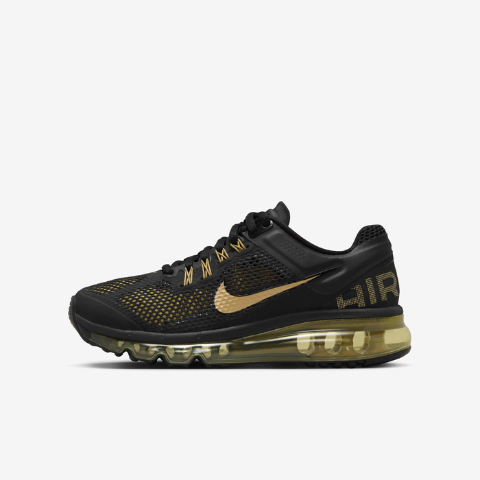 Buy Nike Air Max 2013 Older Kids' Shoes Black/Infinite Gold