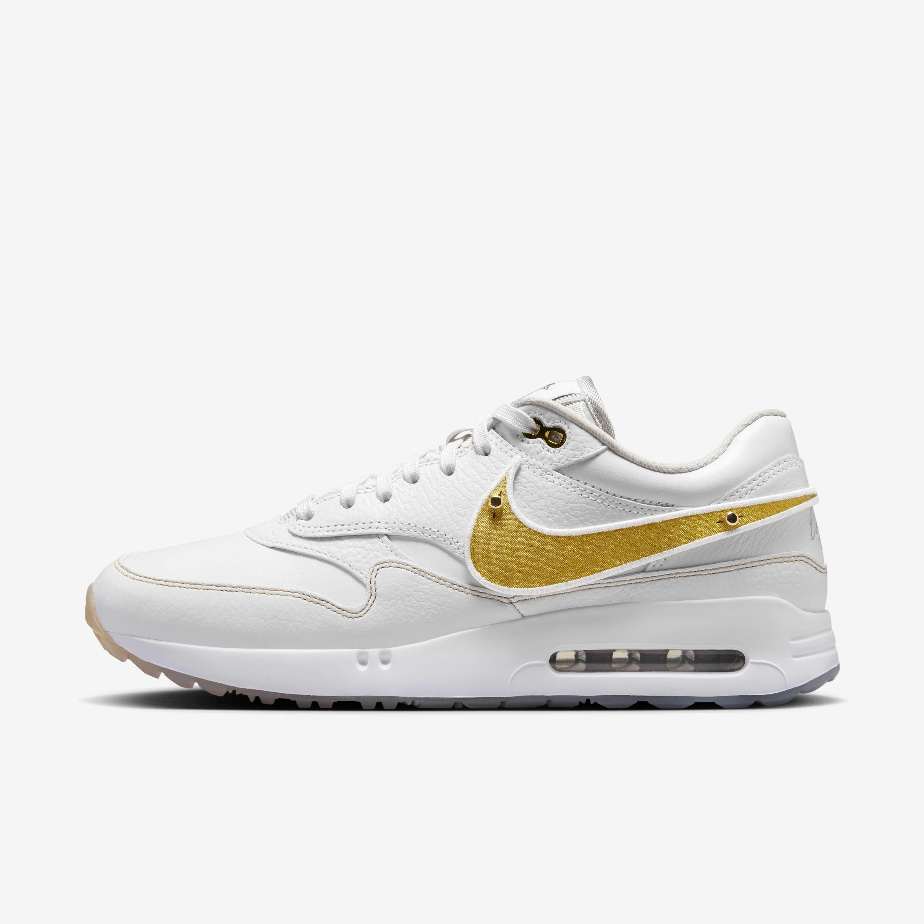 Buy Nike Air Max 1 86 OG x Eastside Golf Golf Shoes White Pale Grey Light Bone Metallic Gold Nike Kuwait Official