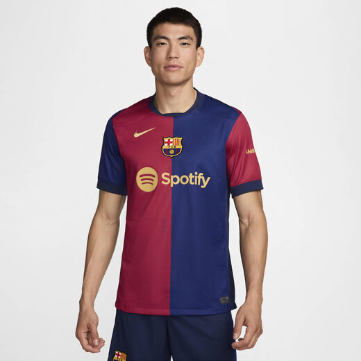Trending Jerseys-Nike, F.C. Barcelona 2024/25 Stadium Home, Men's Nike Dri-FIT Football Replica Shirt