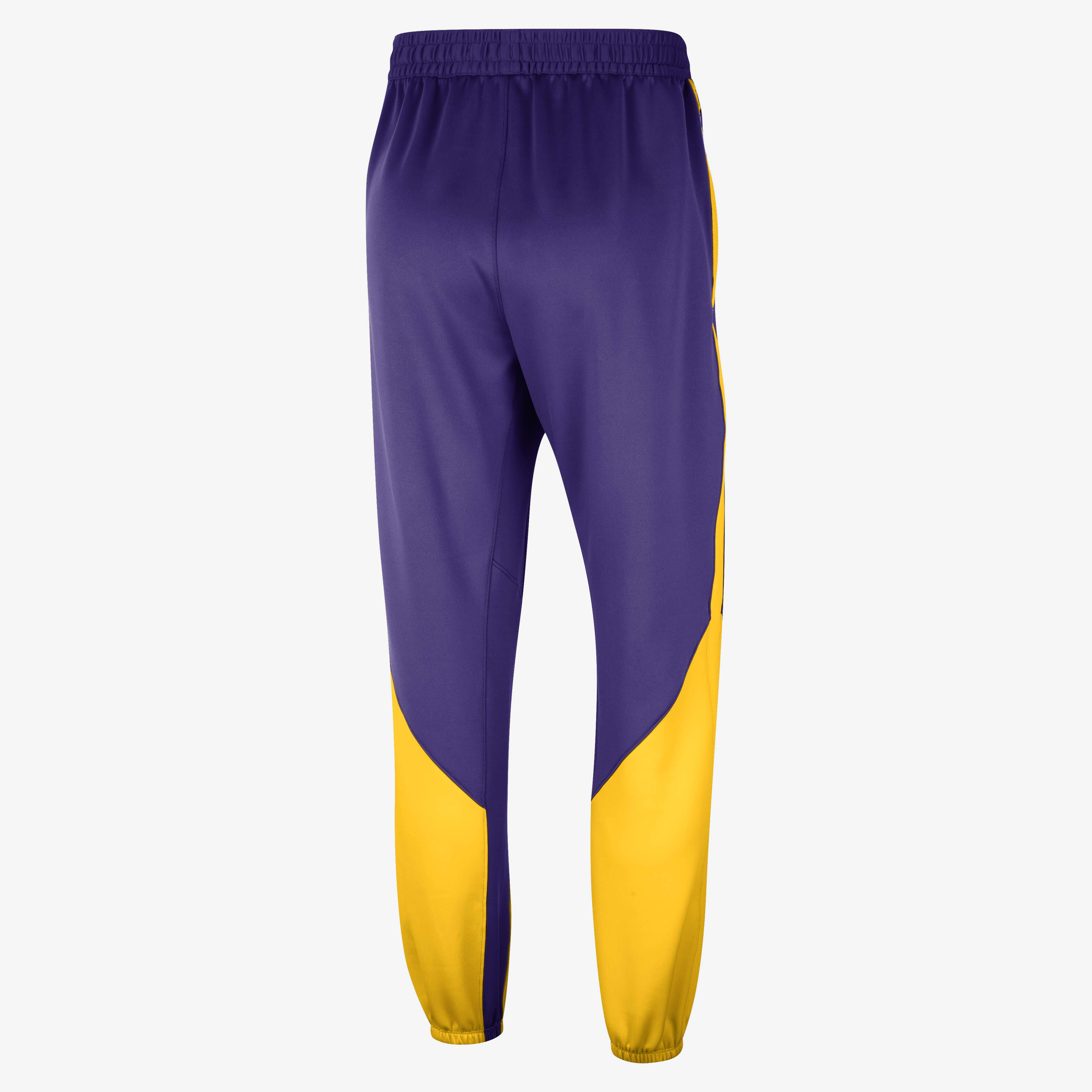 Buy Los Angeles Lakers Showtime Men s Nike Dri FIT NBA Trousers Field Purple Amarillo Nike Kuwait Official