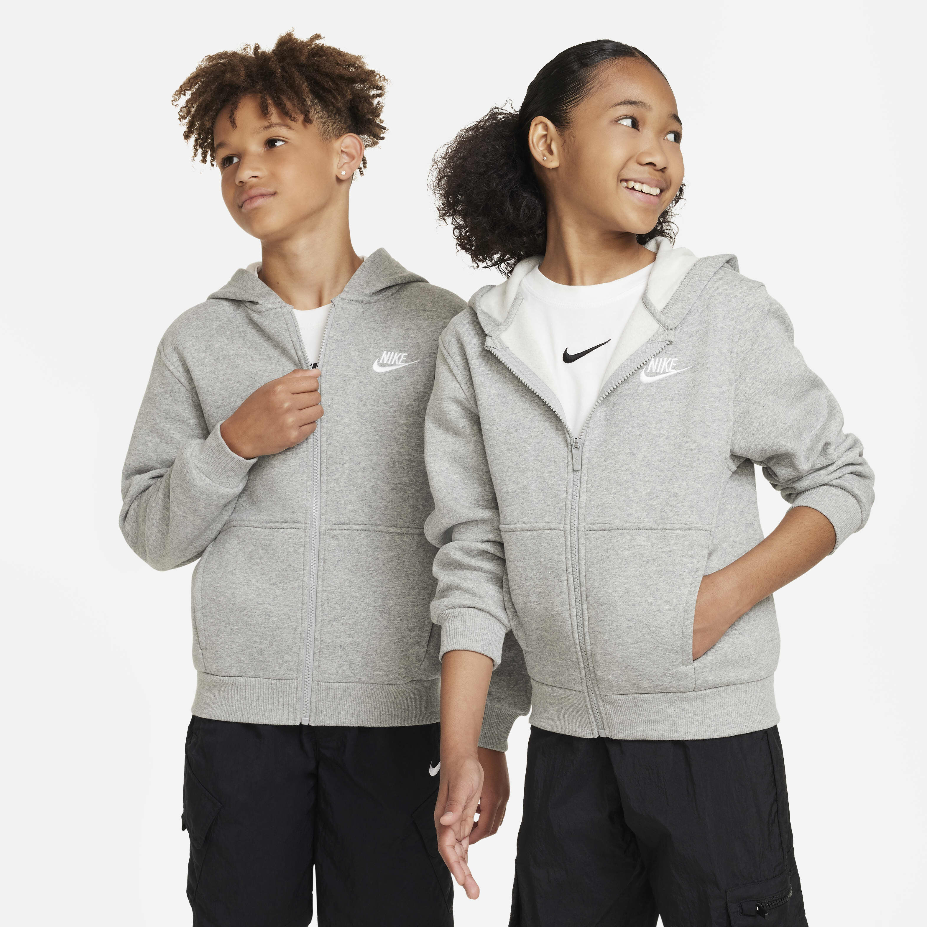 Buy Nike Sportswear Club Fleece Older Kids Full Zip Hoodie Nike Kuwait Official