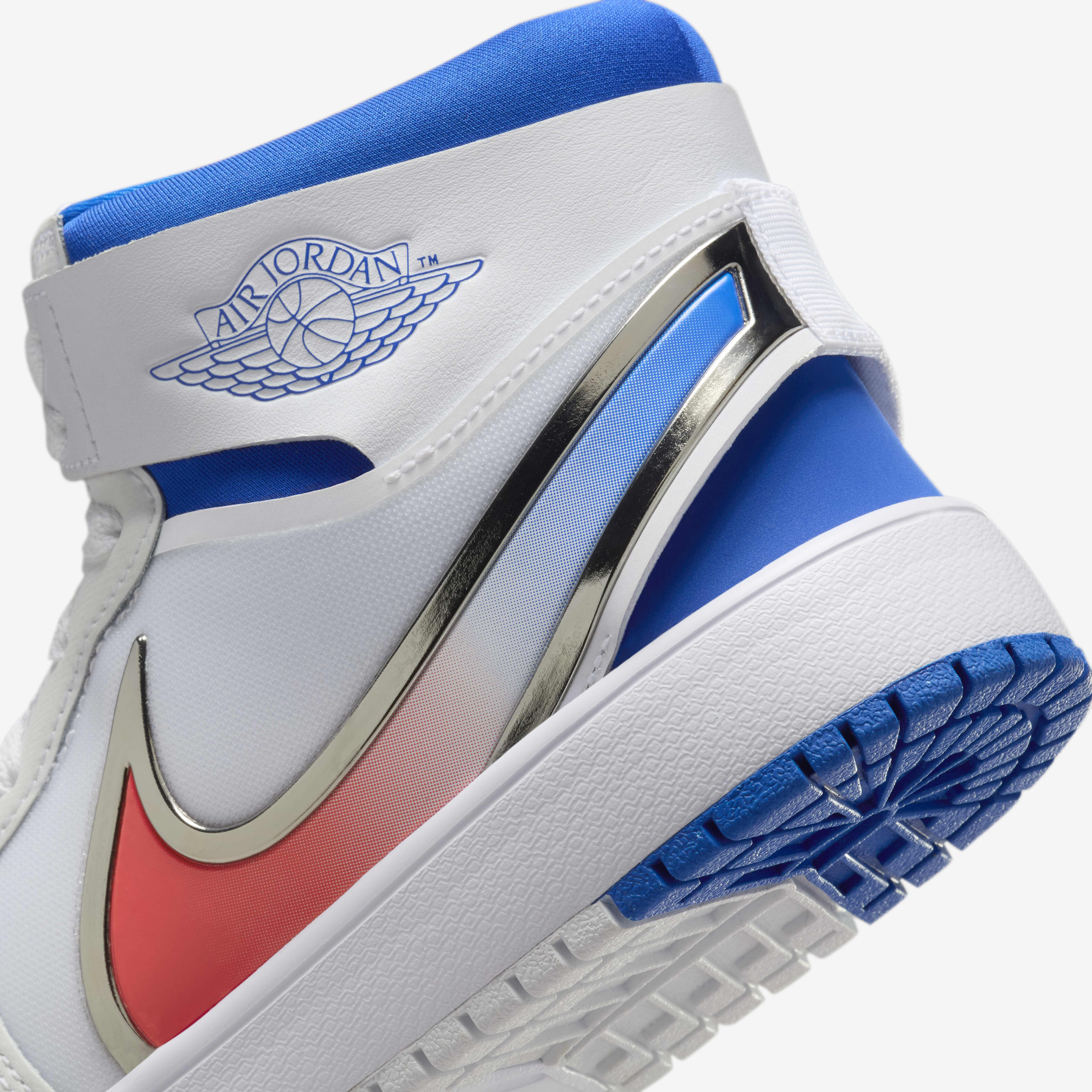 Nike Air Jordan Zoom Jordan High Racer Blue Aj1 Zoom White Racer