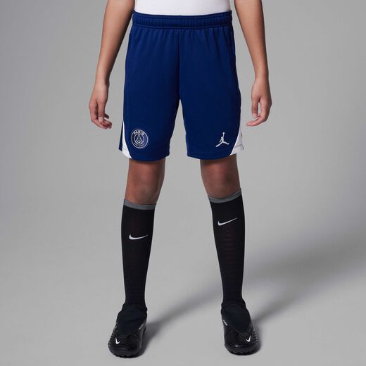 Paris Saint Germain-JRDN, Paris Saint-Germain Strike Fourth, Big Kids' Jordan Dri-FIT Soccer Knit Shorts