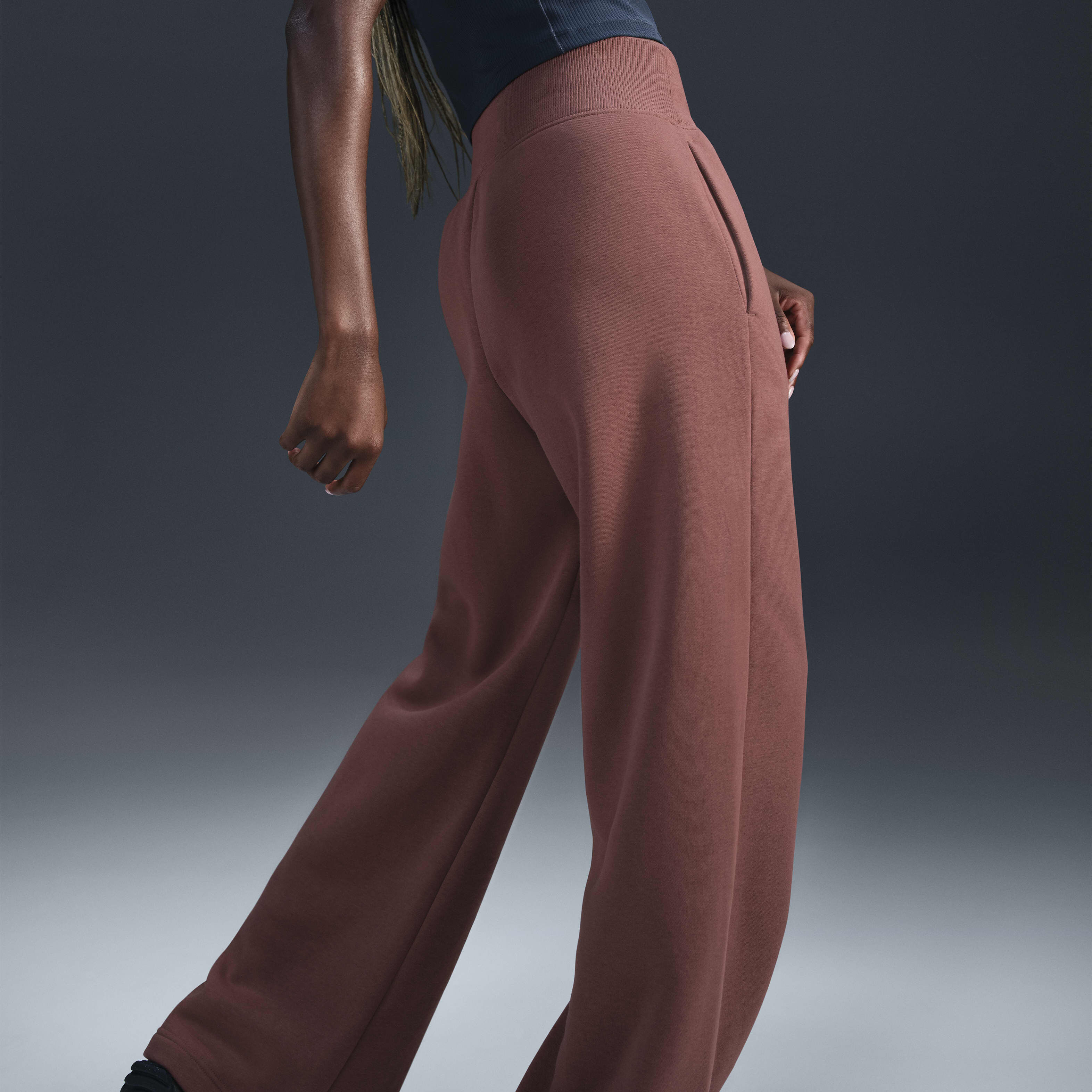 Nike wide leg trousers online