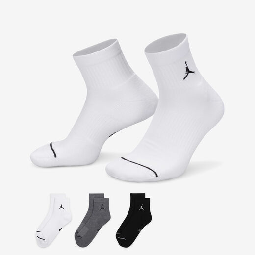 Men's Socks-JRDN, Jordan, Everyday Ankle Socks (3 Pairs)