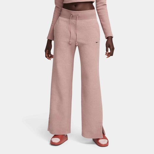 كساء-نايكي, نايكي سبورتسوير فينكس بلش, بنطال كوزي فليس هاي-ويستد وايد-ليج للنساء