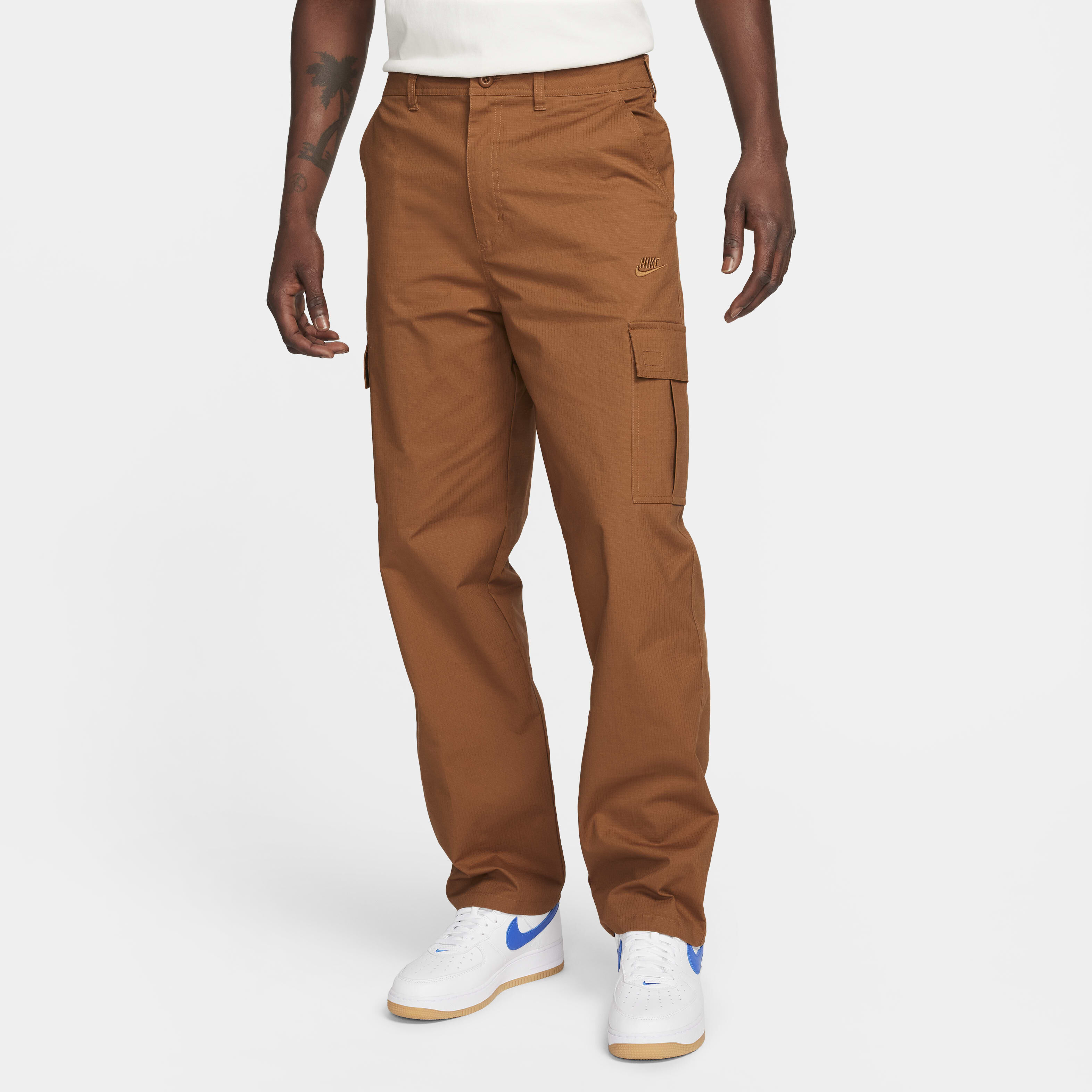 Buy Nike Club Men s Cargo Trousers Light British Tan Light British Tan Nike Kuwait Official