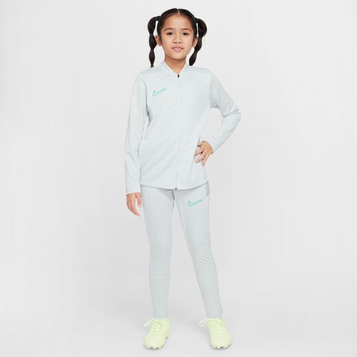 Buy Nike Academy Older Kids Dri FIT Football Tracksuit Photon Dust Light Smoke Grey Dynamic Turquoise Nike Kuwait Official
