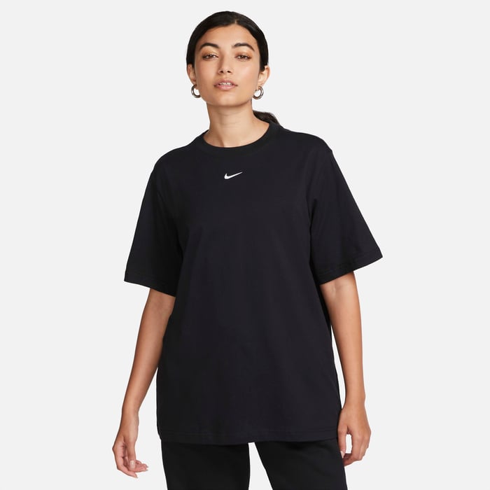 Buy Nike Sportswear Essential Women's T-Shirt Black/White Nike