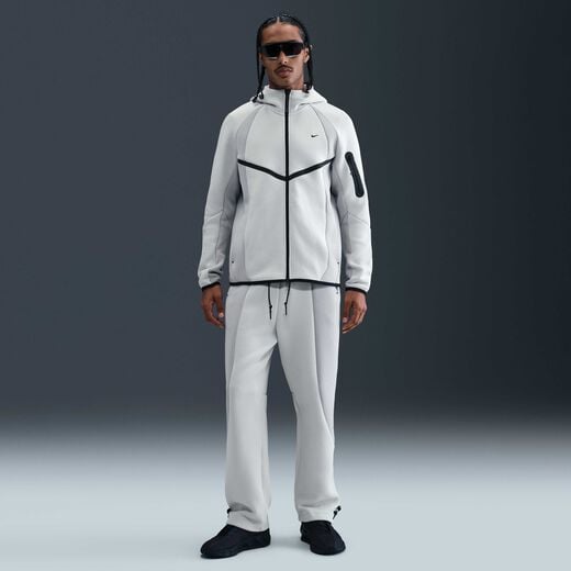 New In Men's Clothing-Nike, Nike Tech, Men's Colour-Block Open-Hem Fleece Trousers