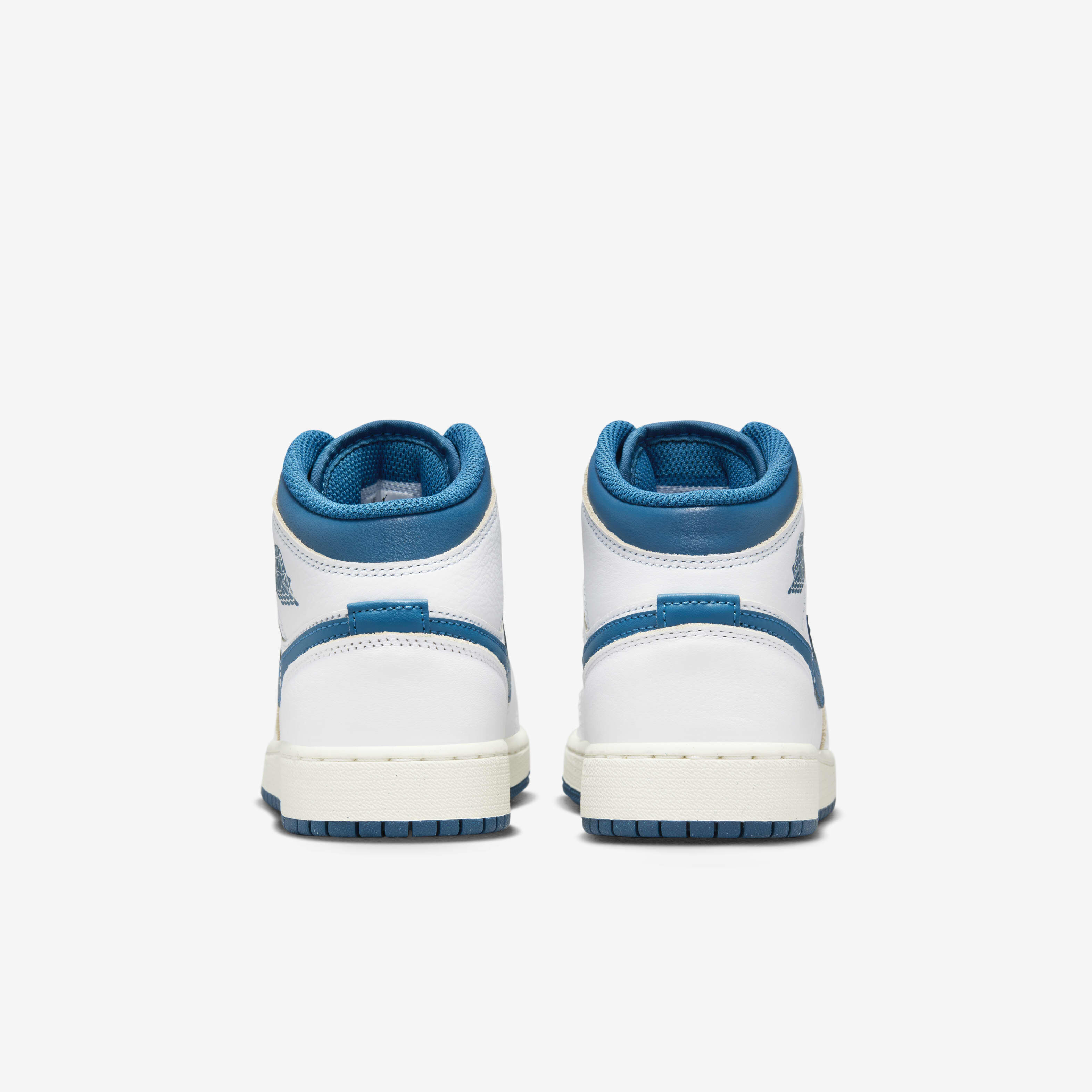 Nike air jordan 1 mid unc white powder blue clearance