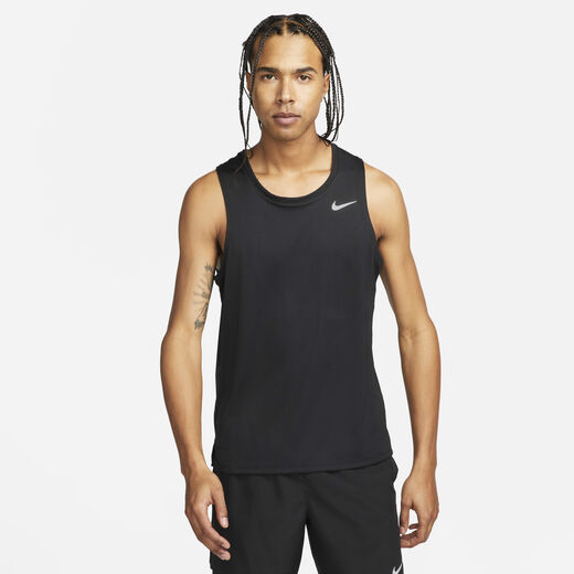 Men's Sleeveless Tank Tops-Nike, Nike Miler, Men's Dri-FIT Running Tank Top